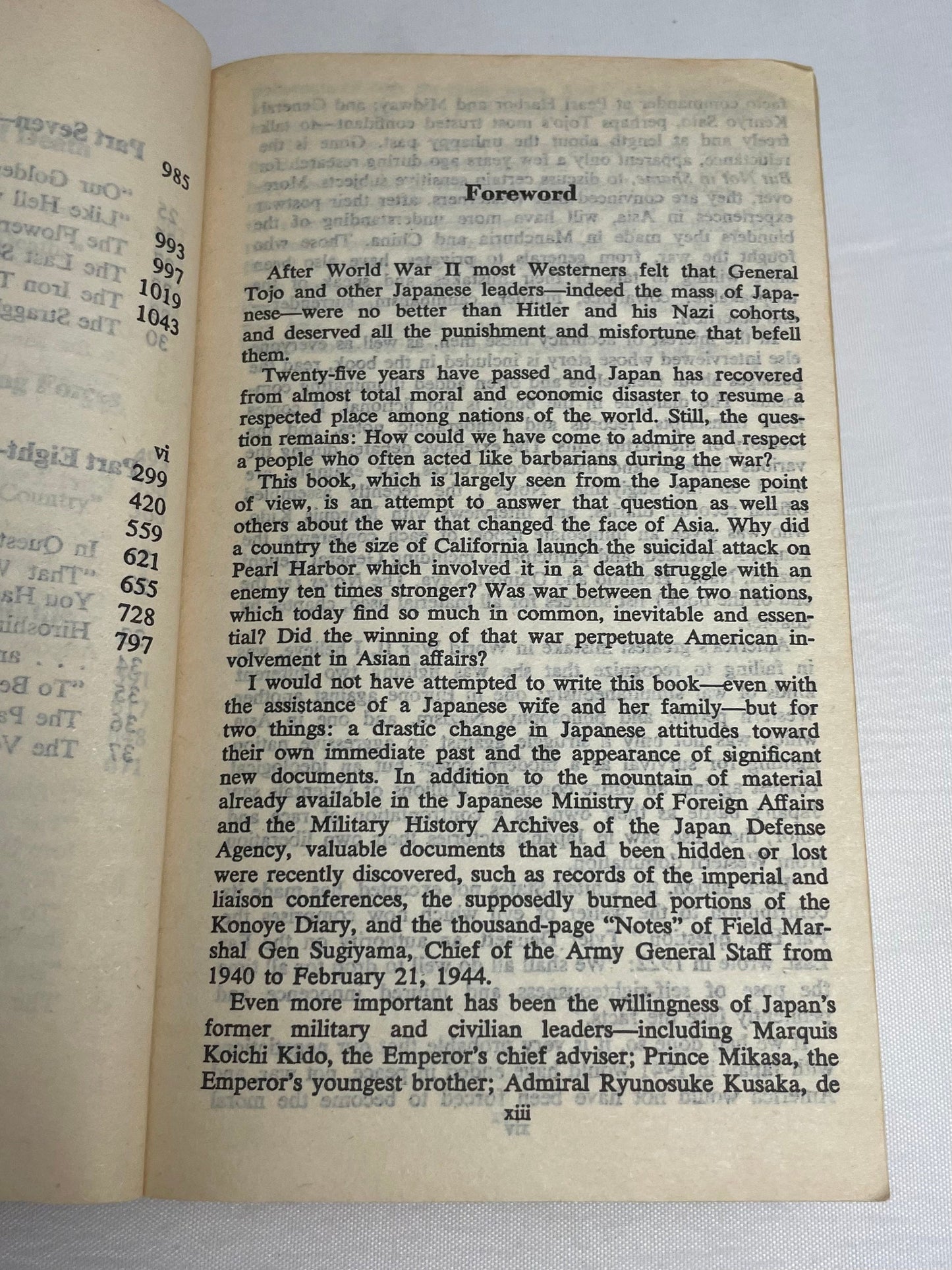 The Rising Sun The Decline and Fall of the Japanese Empire by John Toland, Non-Fiction History Book, Collectible Vintage Books, Rare Book