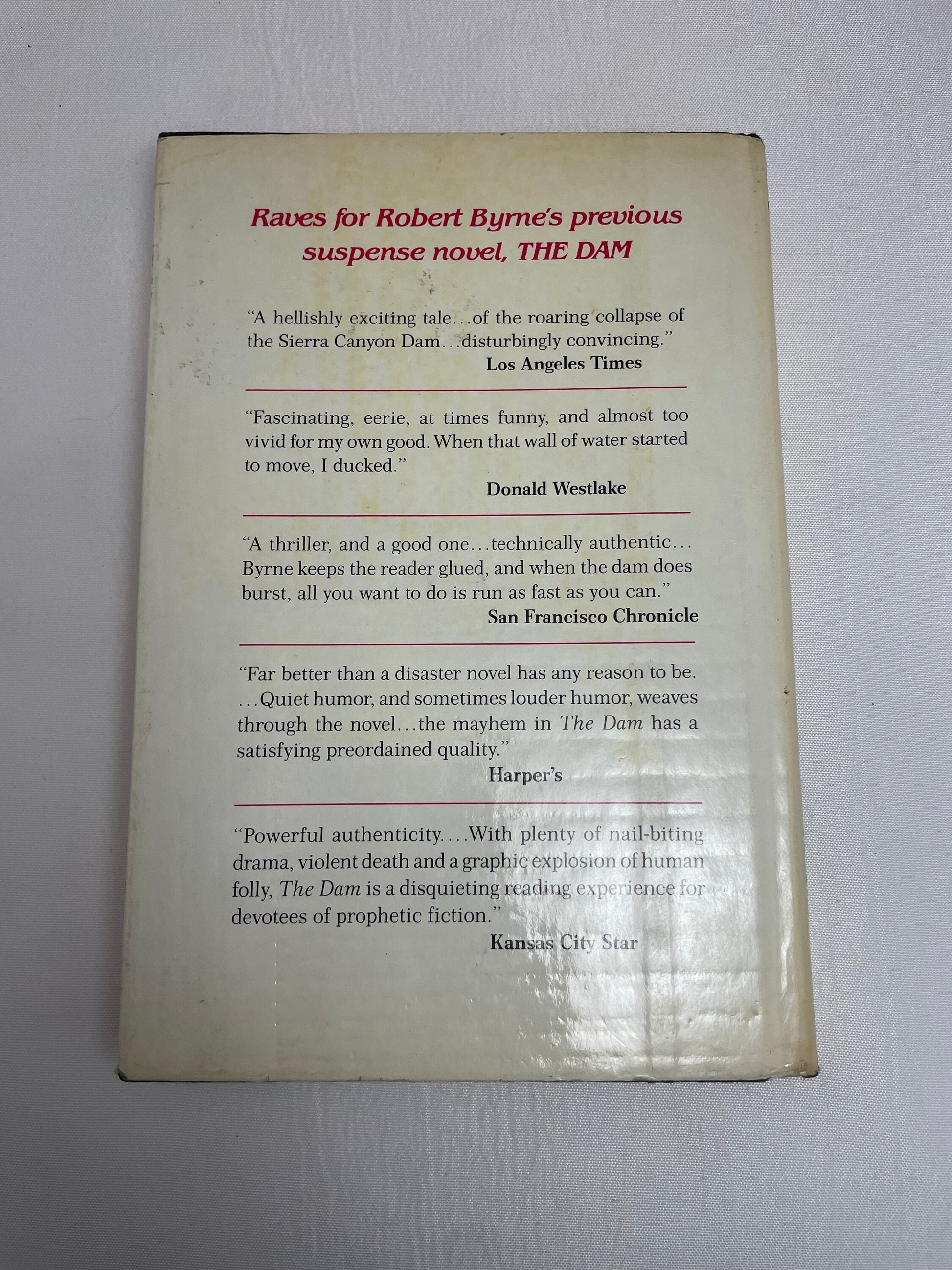 Skyscraper A Novel By Robert Byrne, 1984 First Edition, Fiction, Hardcover, Vintage Novel, Engineering, Thriller, Skyscraper Building