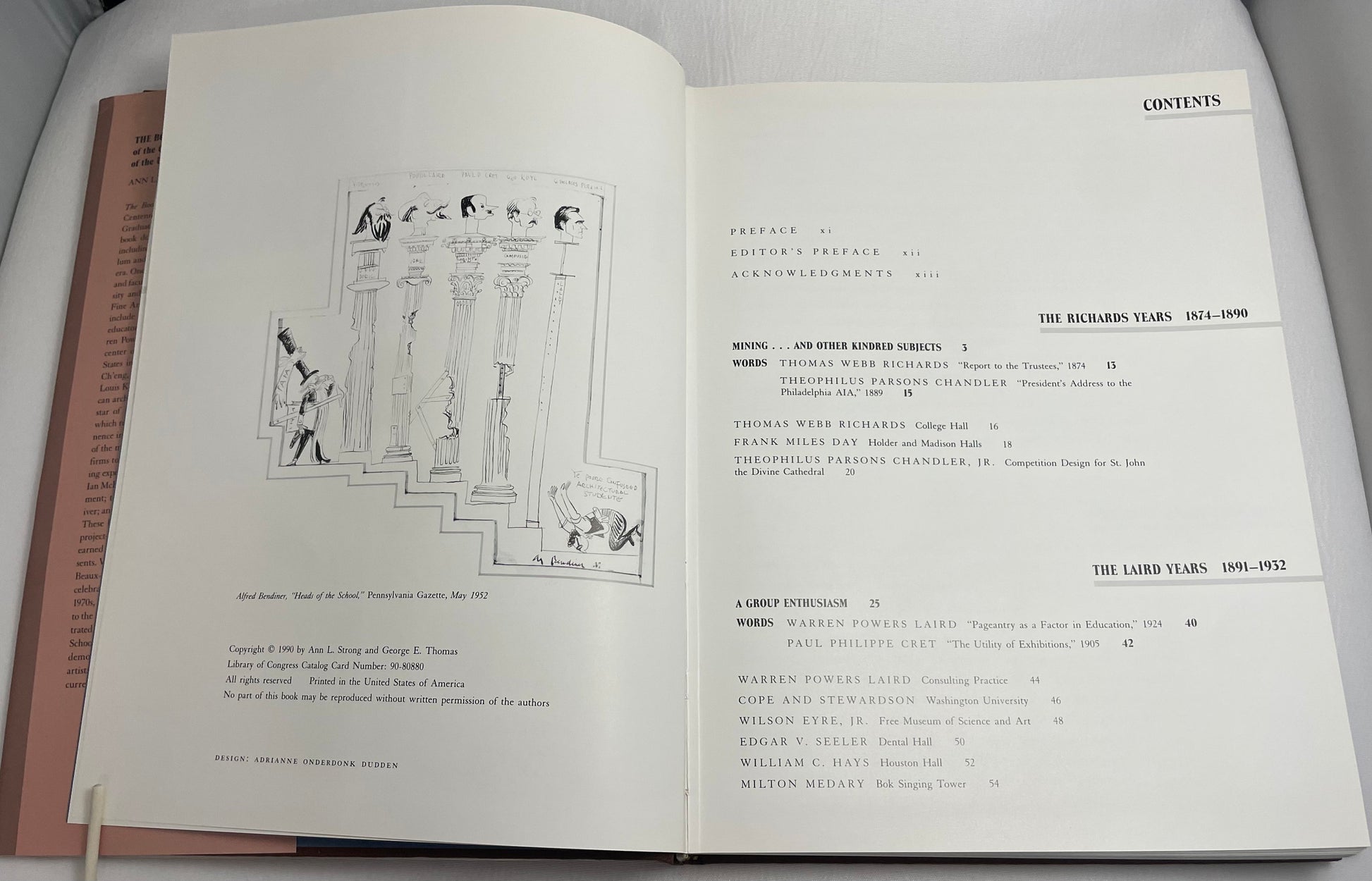 The Book of the School: 100 Years of the Graduate School of Fine Arts of the University of Pennsylvania by Ann L. Strong & George E. Thomas