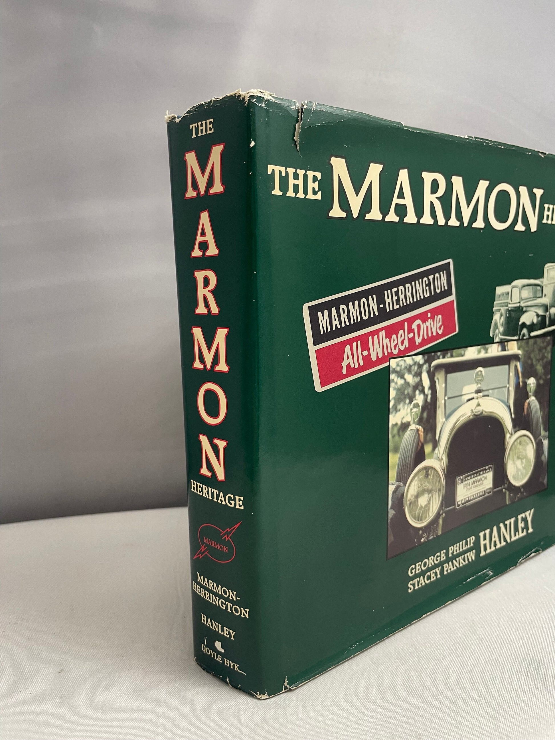 The Marmon Heritage by George Phillip & Stacey Pankiw Hanley, 1985 First Edition, Rare Vintage Book, Automotive History Book