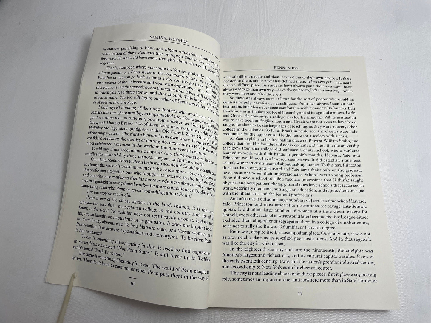 Penn In Ink: Portraits from The Pennsylvania Gazette by Samuel Hughes, Signed First Edition, Biography, University of Pennsylvania