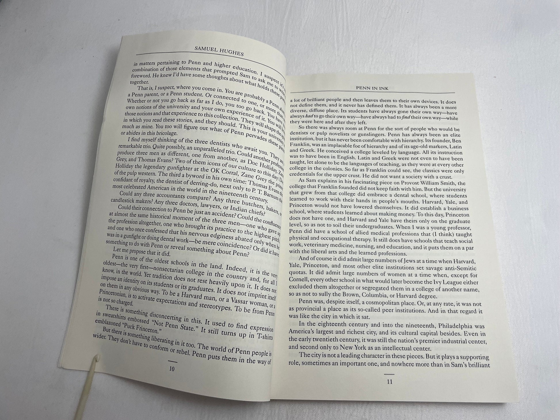 Penn In Ink: Portraits from The Pennsylvania Gazette by Samuel Hughes, Signed First Edition, Biography, University of Pennsylvania