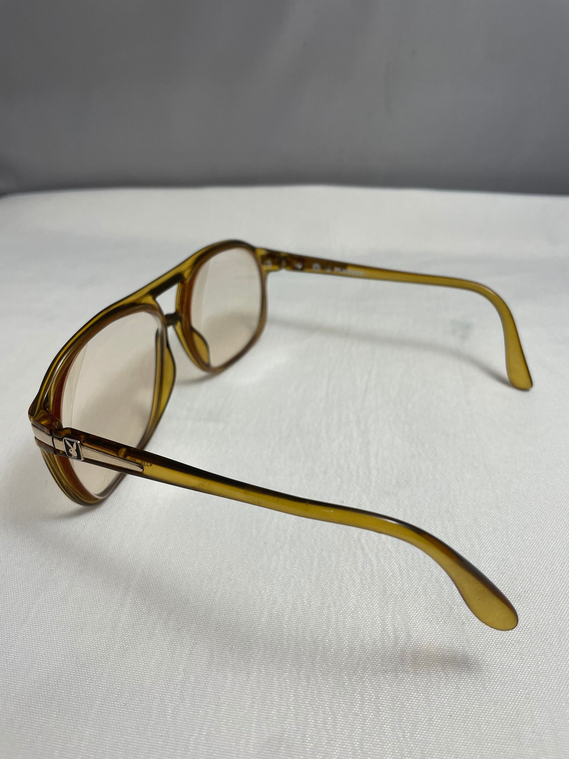 Vintage 1980's Playboy Eyeglasses, Vintage Accessories, Aviator Frame Glasses, Playboy Accessories, Prescription Glasses