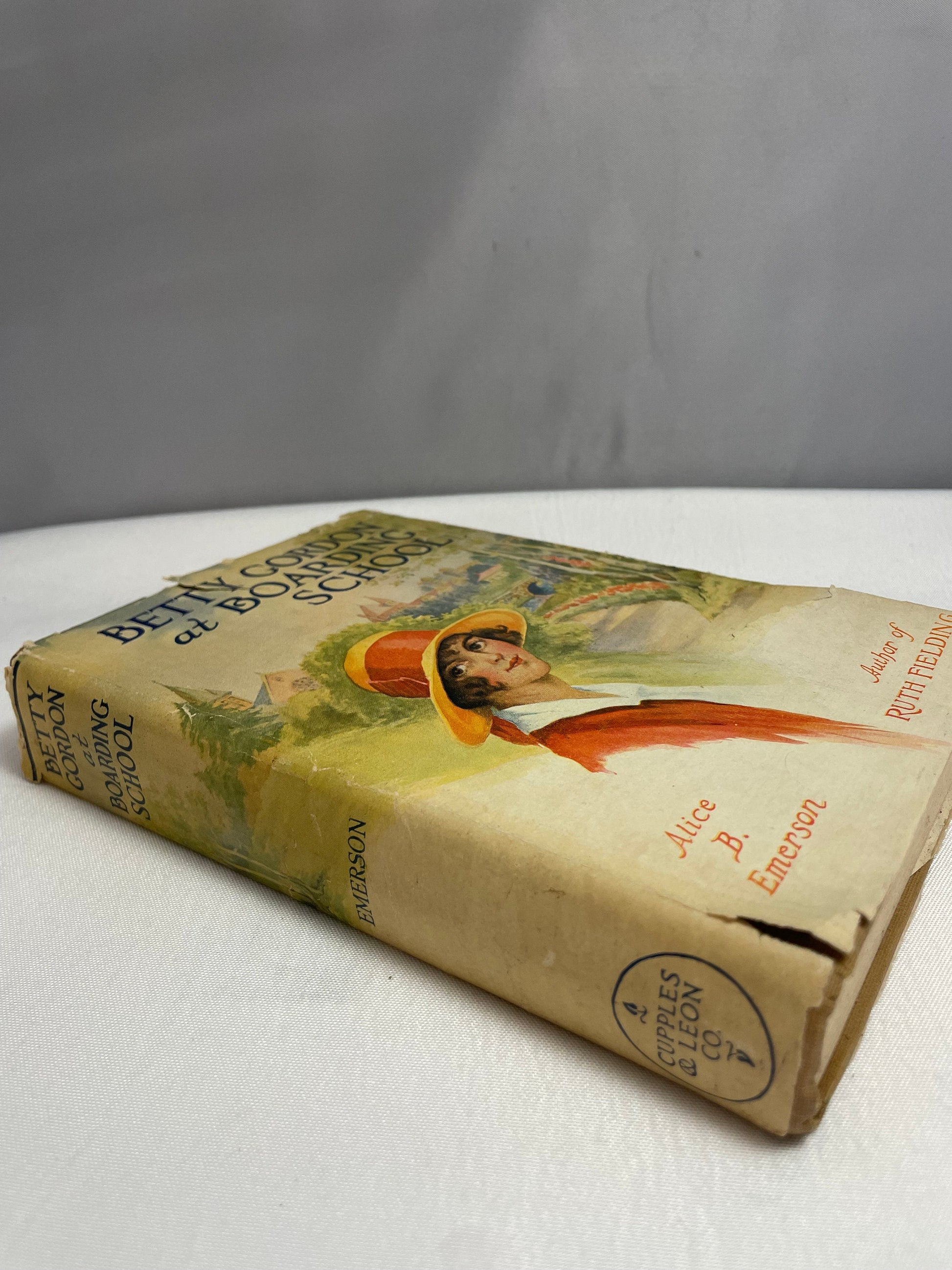 Betty Gordon at Boarding School or The Treasure of Indian Chasm By Alice B. Emerson, Illustrated Book, 1920's Books, Collectible Series