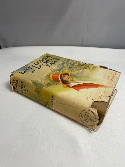 Betty Gordon at Bramble Farm or The Mystery of a Nobody By Alice B. Emerson, Illustrated Book, 1920's Books, Collectible Series