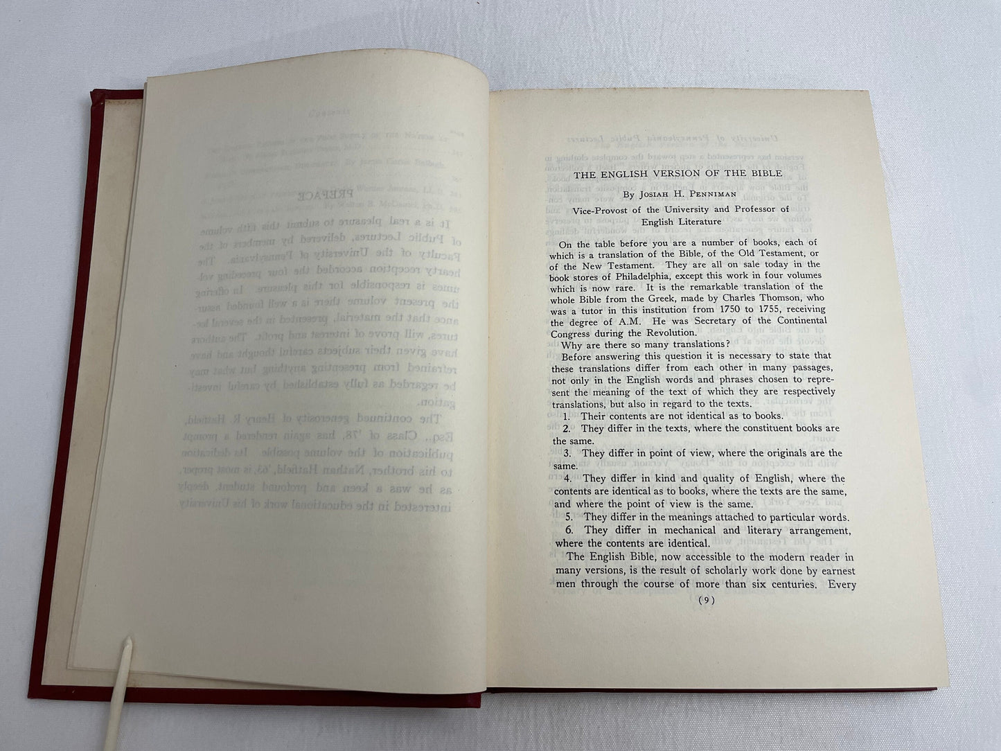 University of Pennsylvania, University Lectures, Free Public Lecture Course, 1917-1918 Volume V