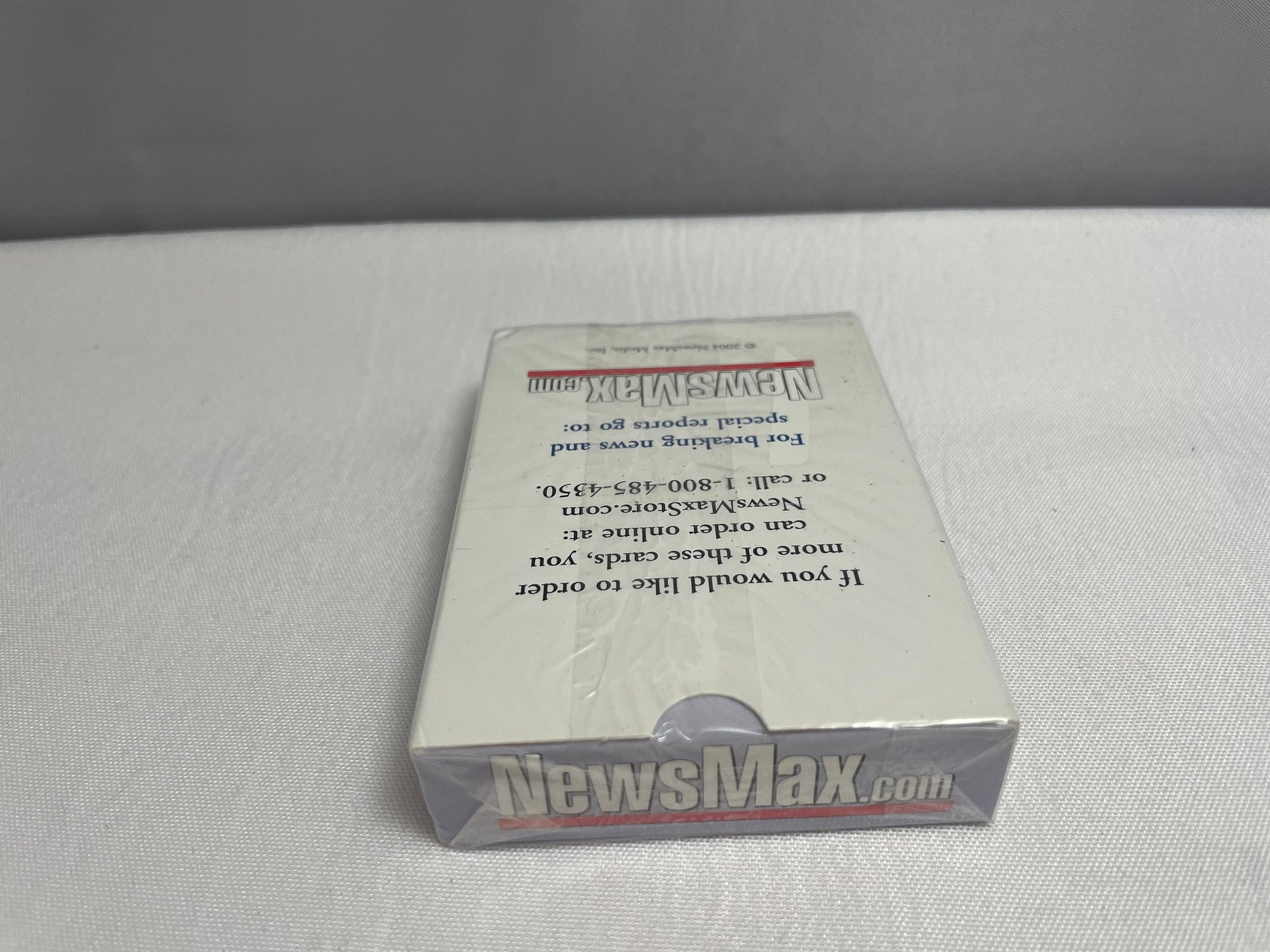 Vintage 2004 NewsMax Ronald Reagan Playing Cards Deck, In original seal, Collectible playing cards