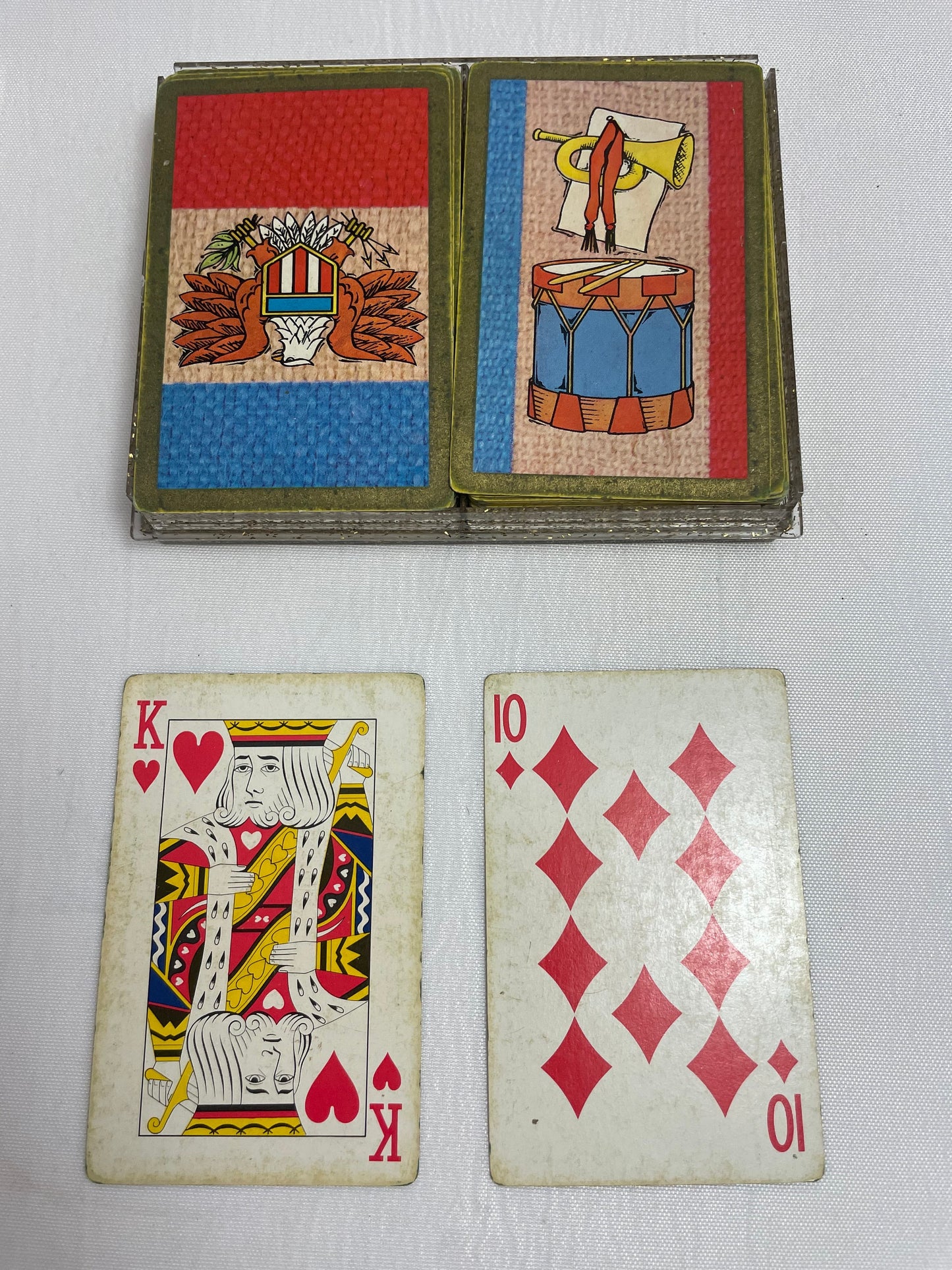 Stancraft Plastic Coated Playing Cards, Made in USA, In Original Packaging, Card Playing Deck, Vintage Playing Cards, Collectible