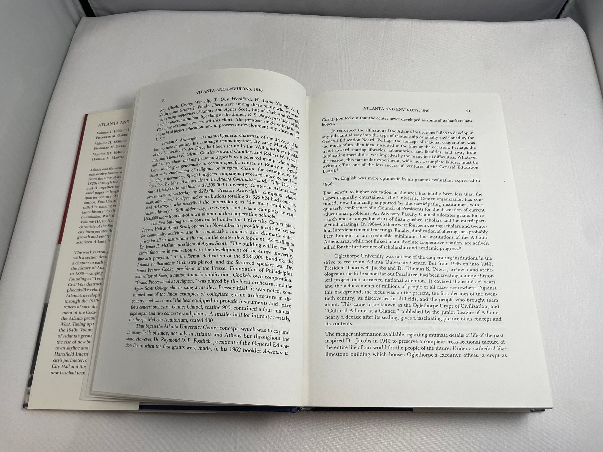 Atlanta and Environs: A Chronicle of Its People and Events, Volume III 1940s to 1970s, Vintage History Book, Non Fiction