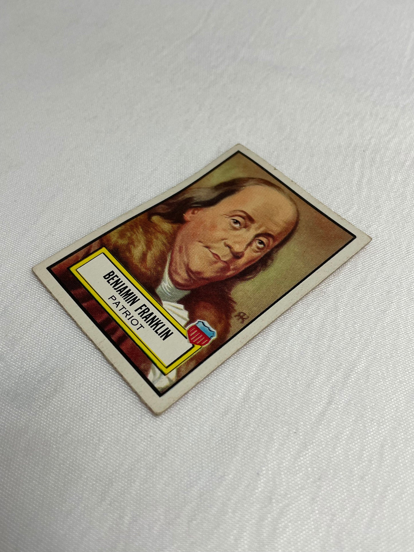 Vintage 1952 Benjamin Franklin Trading Card, T.C.G. 21, Patriot, Topps Card, Look'N See, Collectible Trading Cards