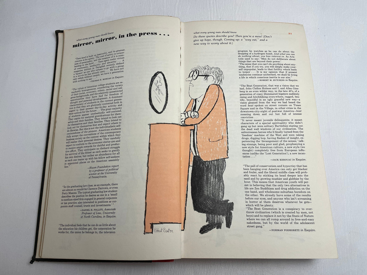 What Every Young Man Should Know by the editors of Esquire with Scotty Welch, Vintage 1960's, Original Book, Collectible Novel, Manners Book