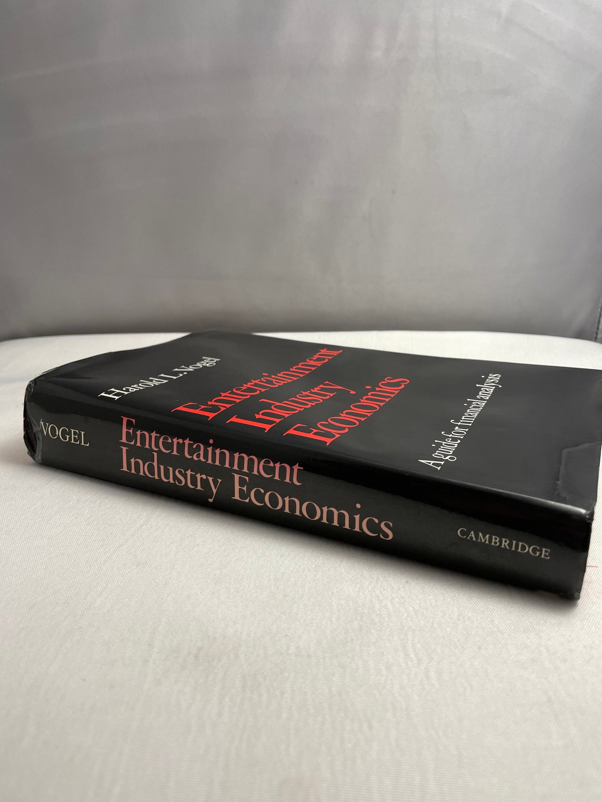 Entertainment Industry Economics A Guide for Financial Analysis by Harold L. Vogel, First Edition, Hardcover, Investment Analyst, Finance