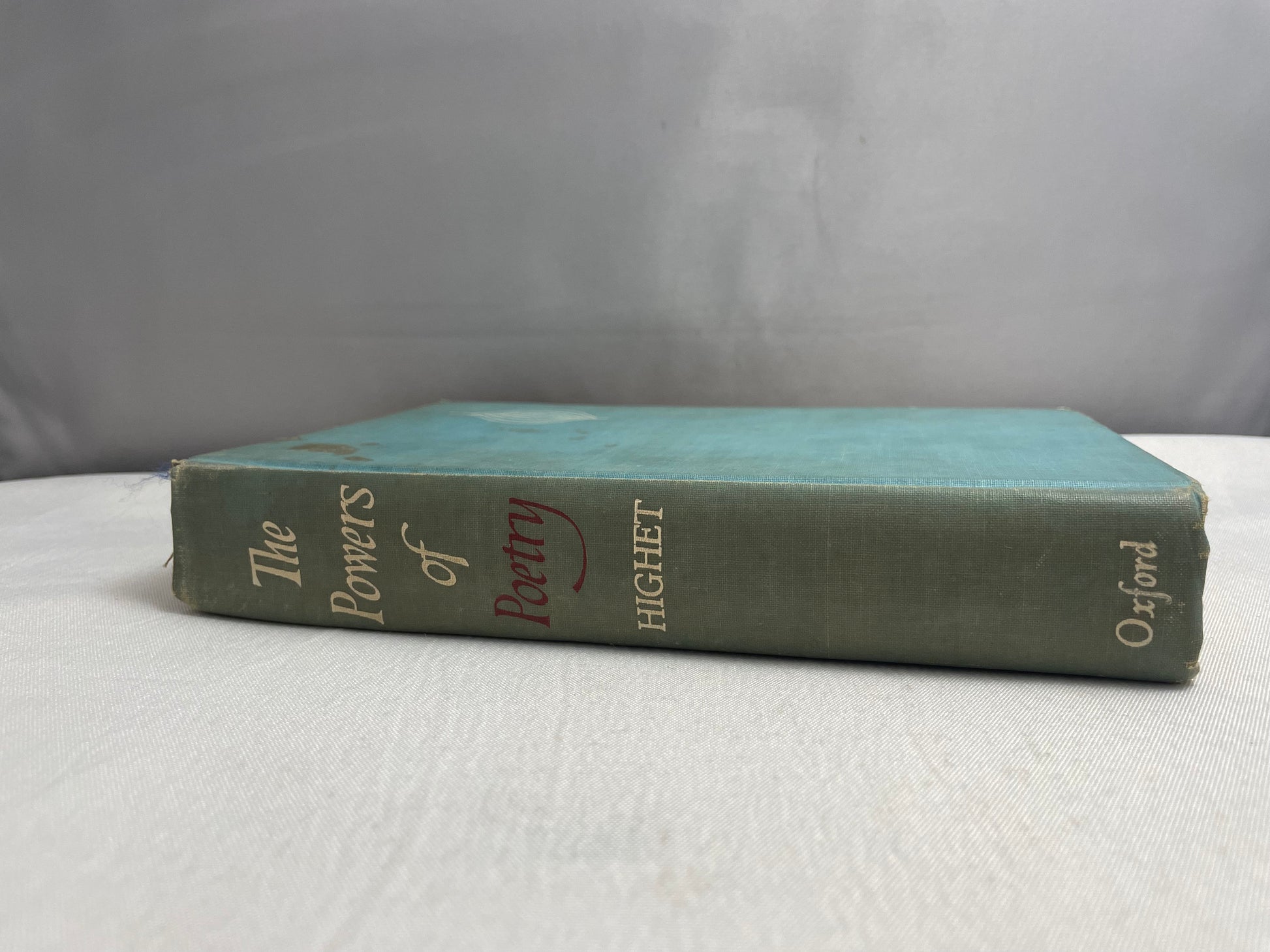 The Powers of Poetry by Gilbert Highet, FIRST EDITION, Book, Oxford University Press, 1960's, Critical Essays, Poetic Technique