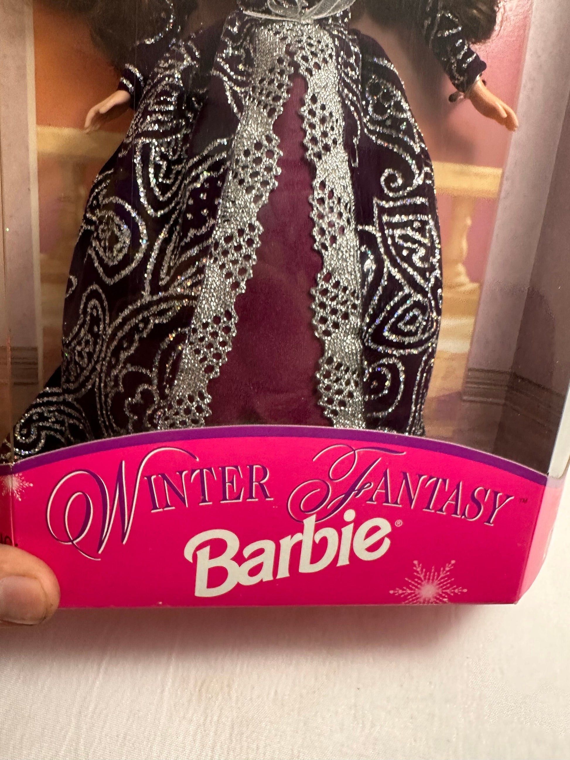 Winter Fantasy Barbie, 1996 Barbie Collectible, Mattel Barbie Dolls, Vintage Barbie Dolls