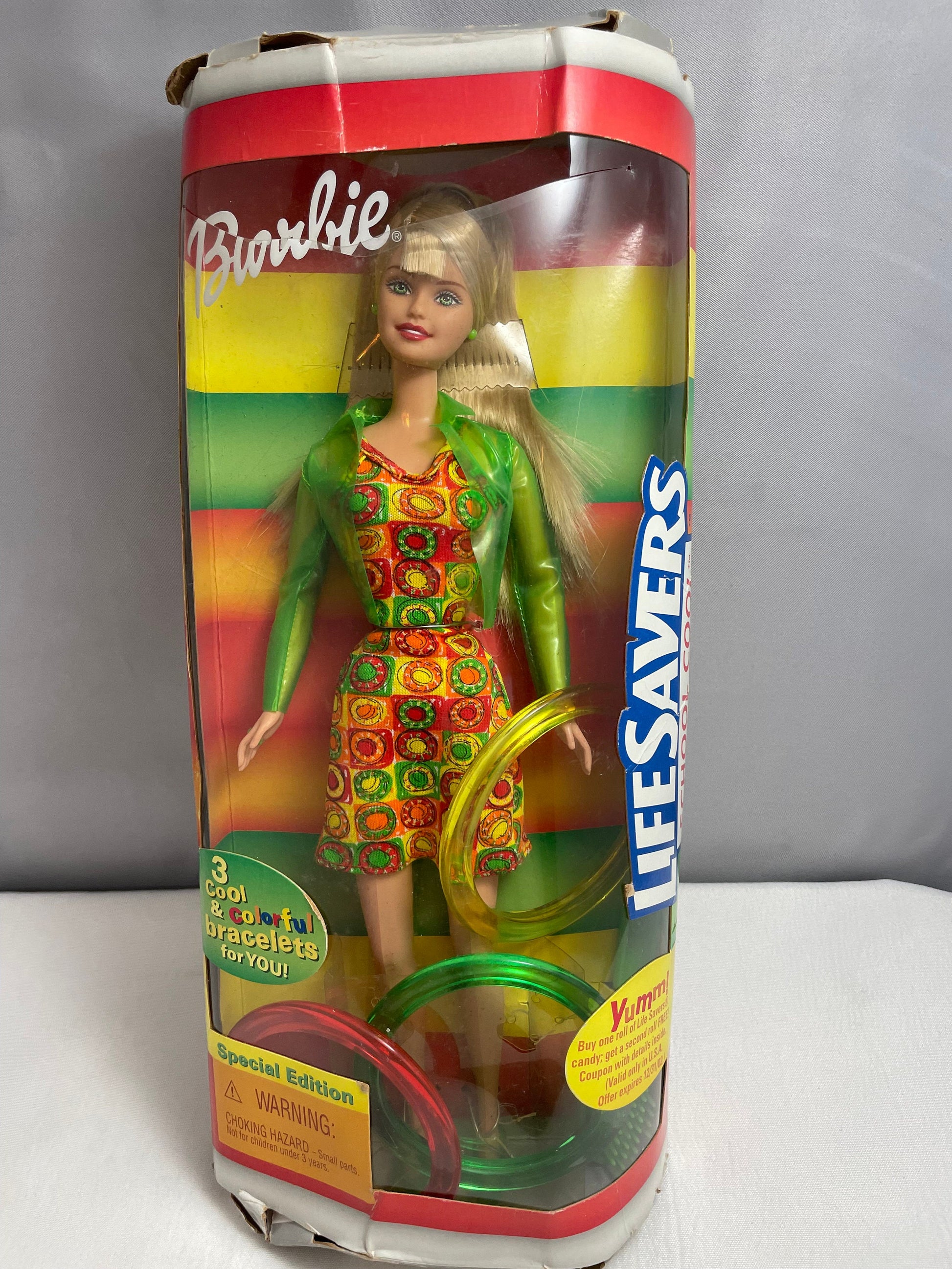 Vintage 2000 Lifesavers School Cool Barbie Doll, Collectible Barbie, Limited Edition Barbie