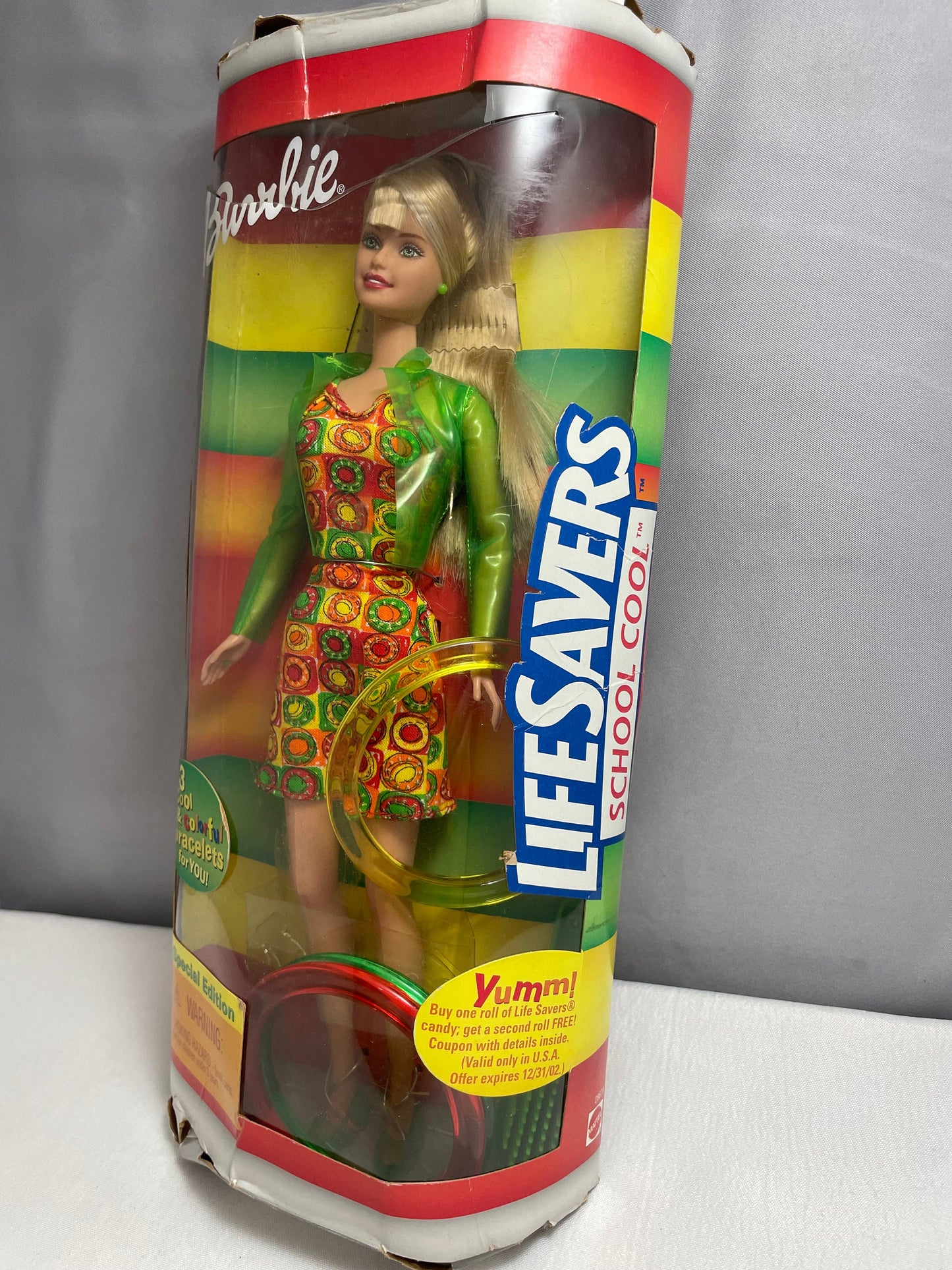 Vintage 2000 Lifesavers School Cool Barbie Doll, Collectible Barbie, Limited Edition Barbie