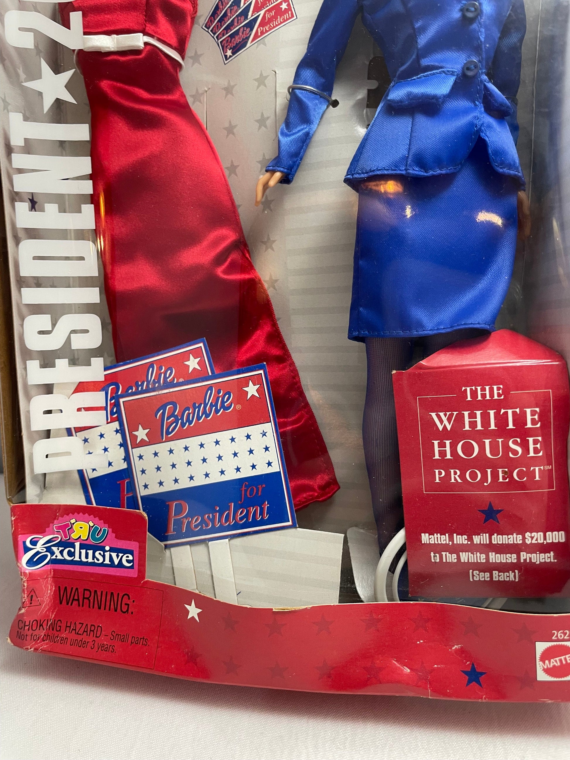 2000 President Barbie, The White House Project, Vintage Collectible Barbie Dolls, Mattel Doll, Limited Edition Doll