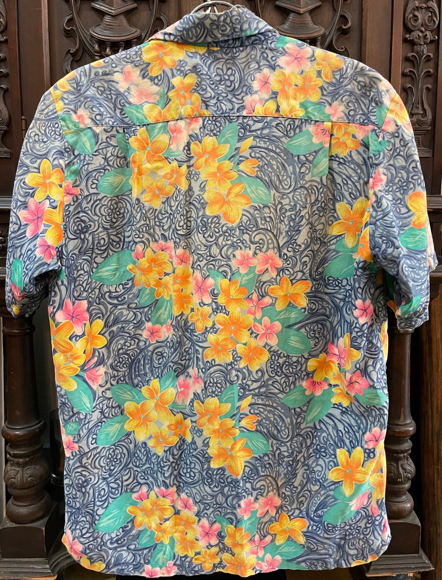Vintage Multicolored Floral Hawaiian Shirt Made in Hawaii, Hawaiian Shirt, Button Down Shirt, Vintage Clothing