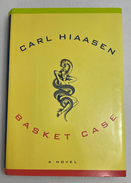 Basket Case by Carl Hiaasen, 1st Edition, Vintage Novel, Crime Fiction, Southern Book, Humorous Books