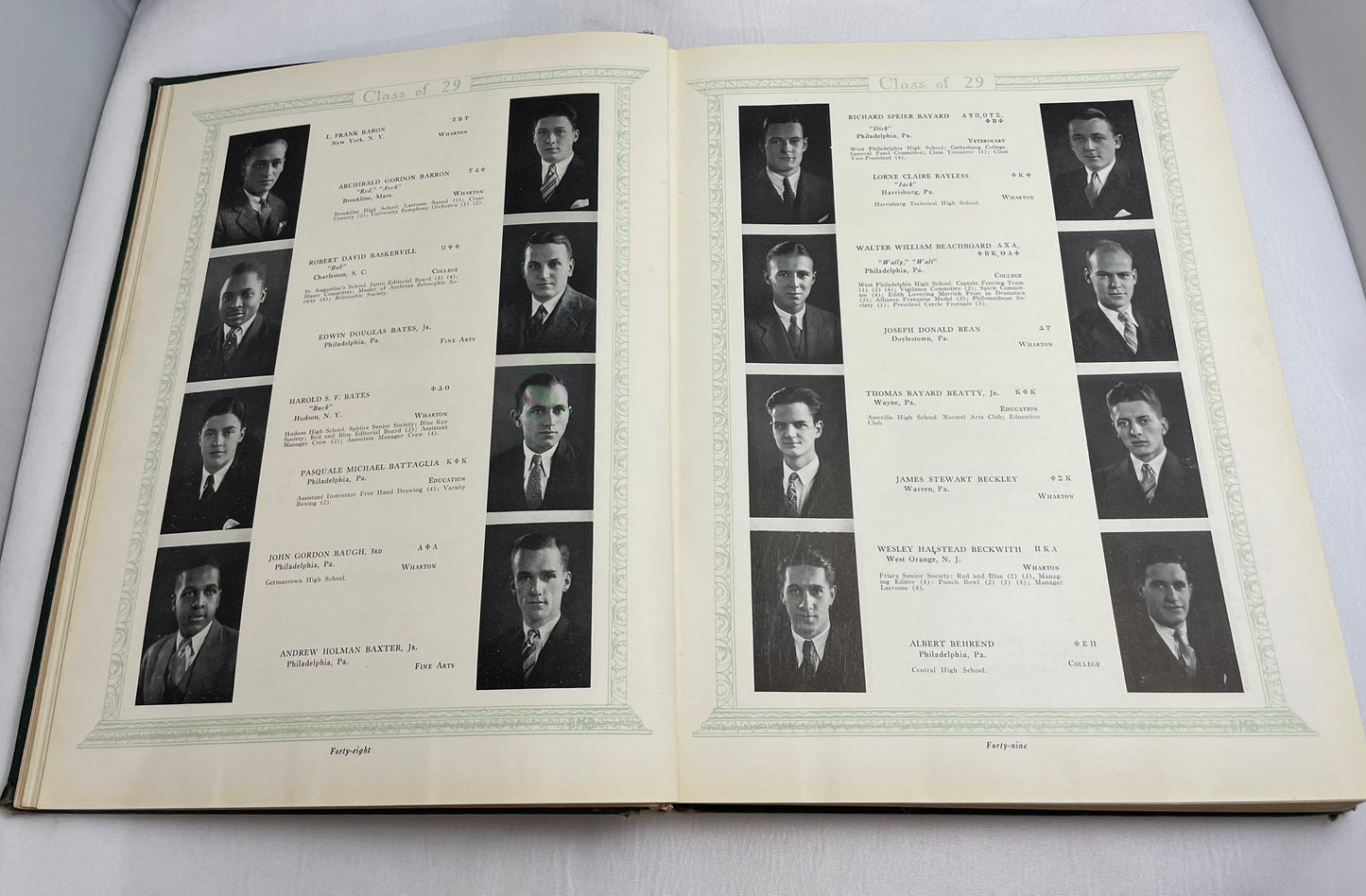 University of Pennsylvania 1929 Yearbook, Class of 1929, 1920's Yearbook, Antique College Yearbook, Penn State University