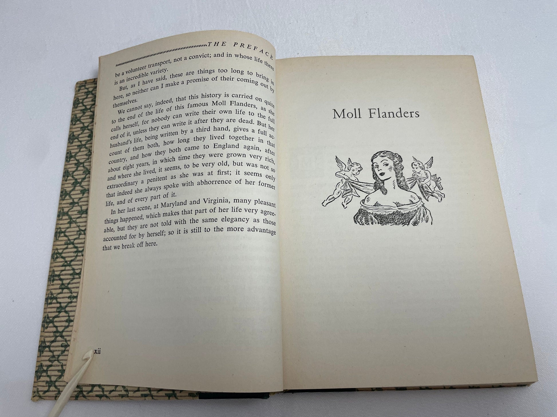 The Fortunes and Misfortunes of the Famous Moll Flanders by Daniel Defoe, 1948 Edition, Hardcover, Collector's Edition, Pocket Books