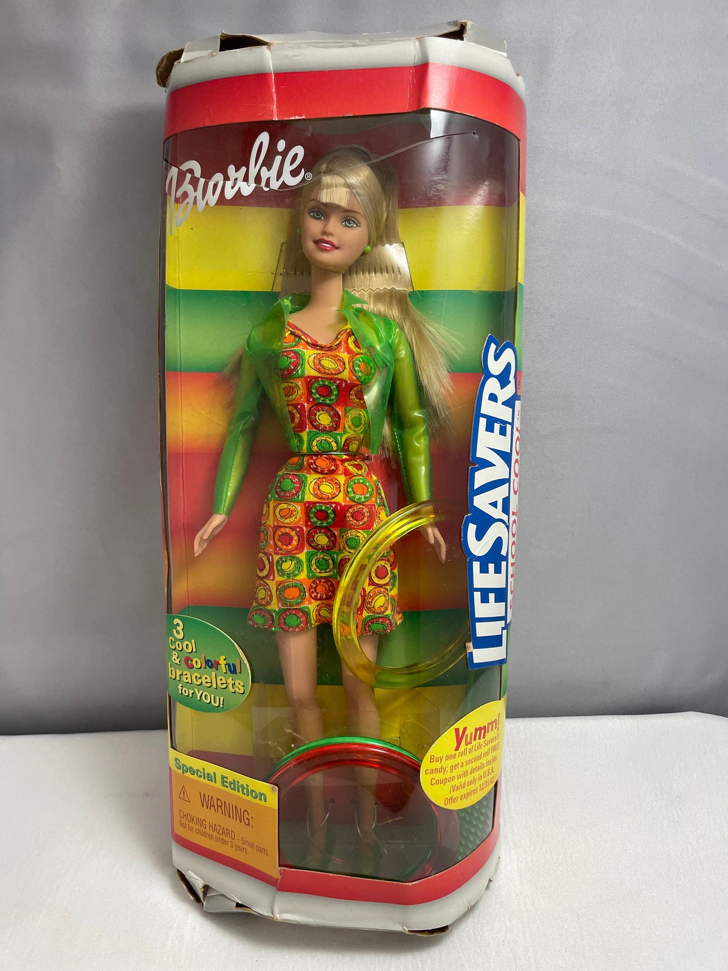 Vintage 2000 Lifesavers School Cool Barbie Doll, Collectible Barbie, Limited Edition Barbie