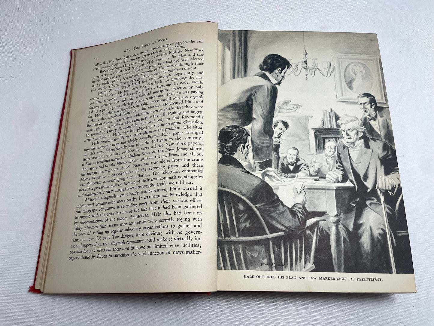 FIRST EDITION 1940 - AP The Story of News by Oliver Gramling - Illustrated by Henry C. Barrow - Hardcover