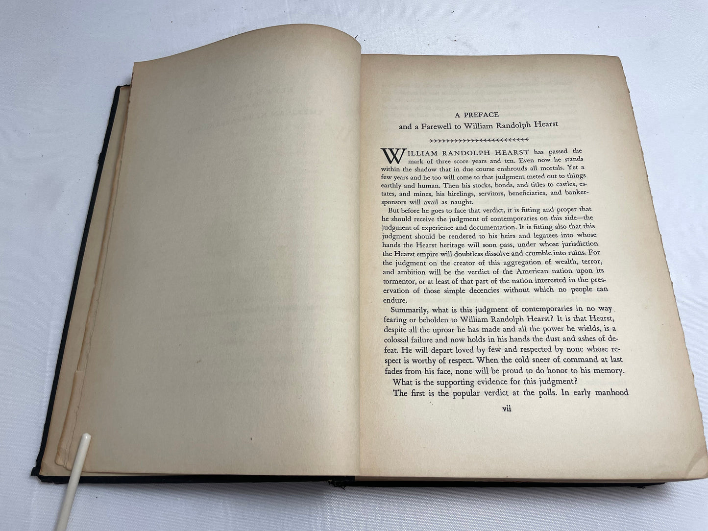 FIRST EDITION 1936 - Imperial Hearst A Social Biography by Ferdinand Lundberg with a Preface by Dr. Charles A. Beard - Hardcover