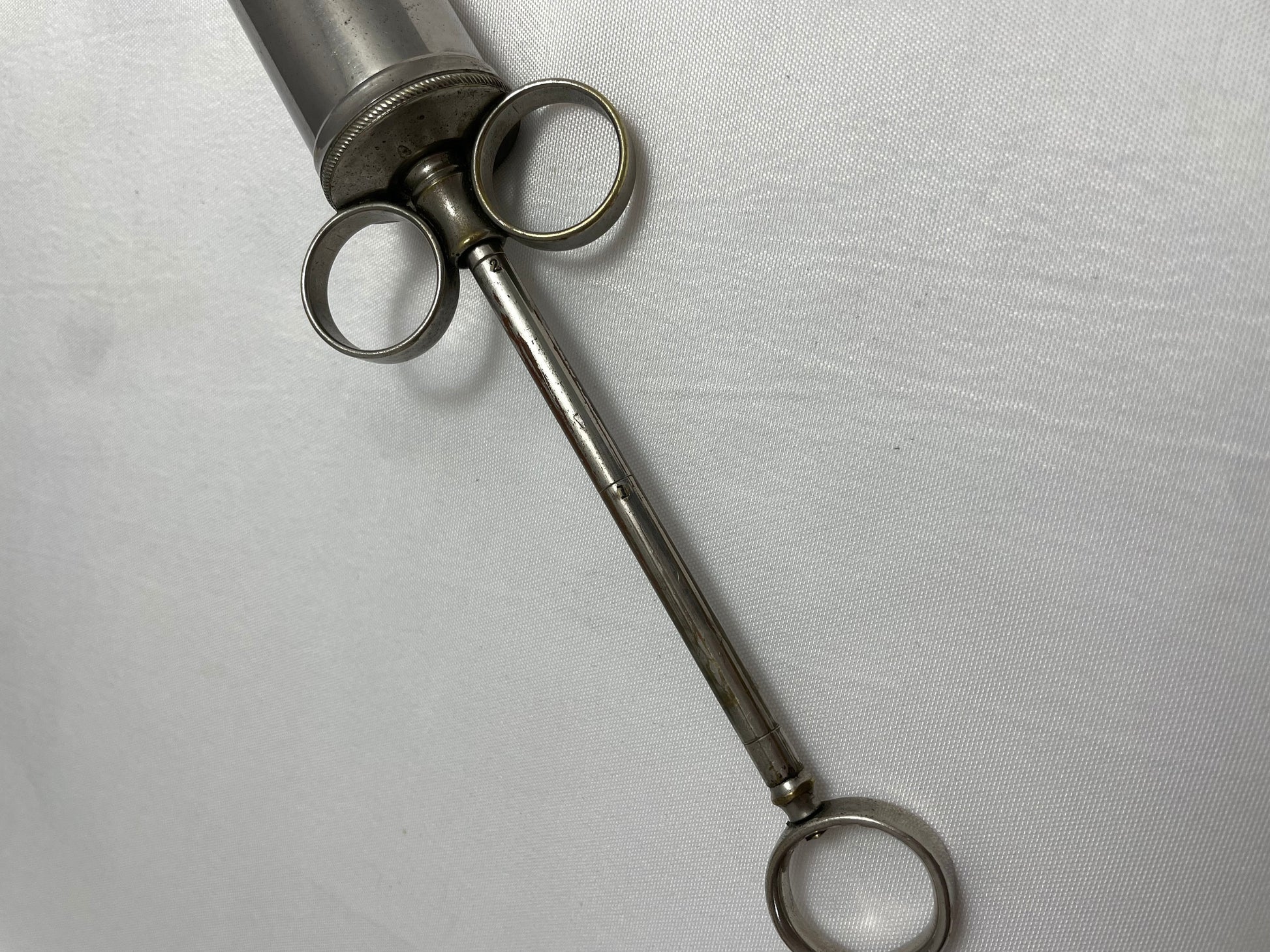 Early 1900's Antique Metal Syringe - Rare Collectible - Medical Devices - Medical Instrument - Vintage