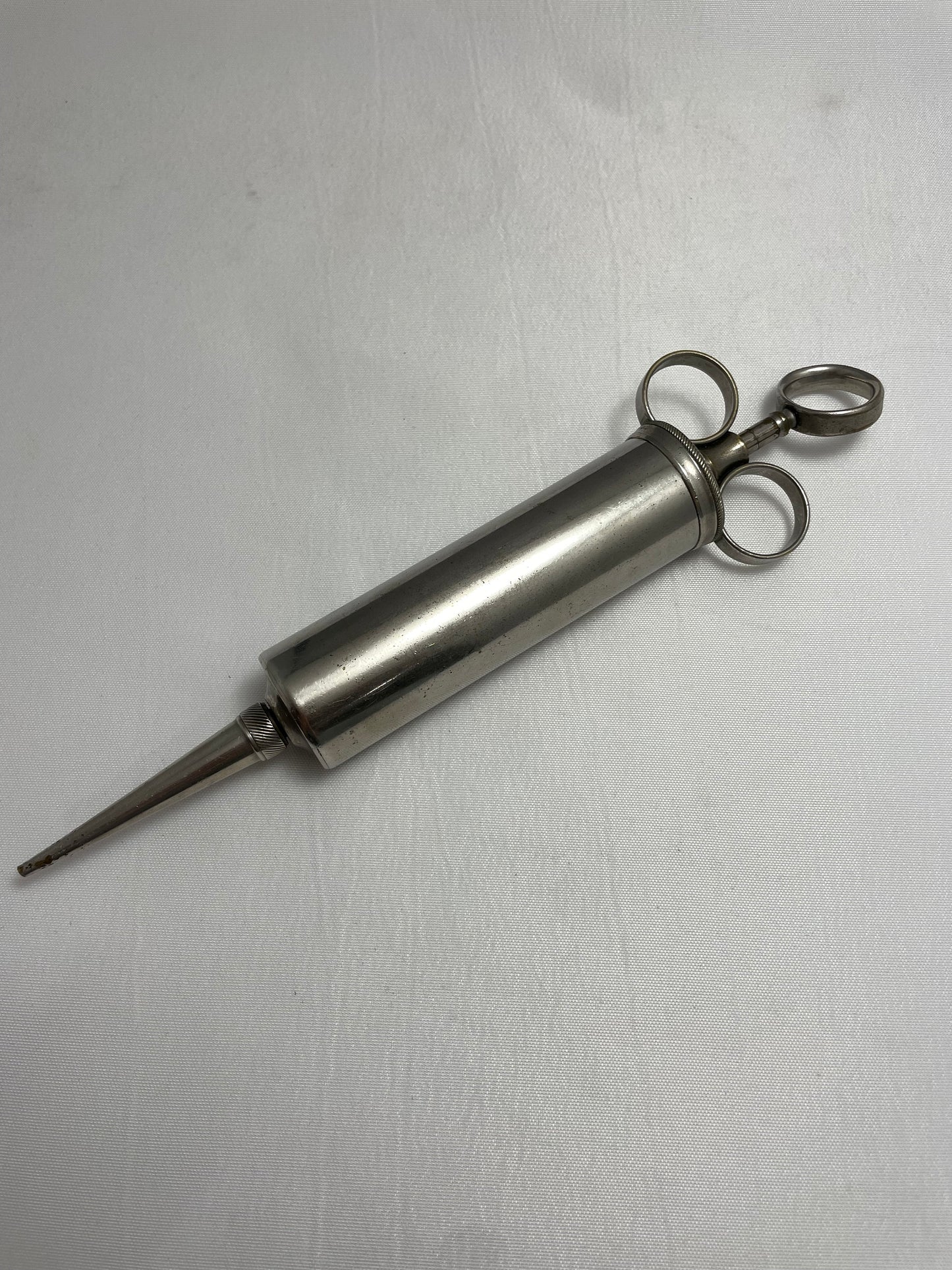 Early 1900's Antique Metal Syringe - Rare Collectible - Medical Devices - Medical Instrument - Vintage