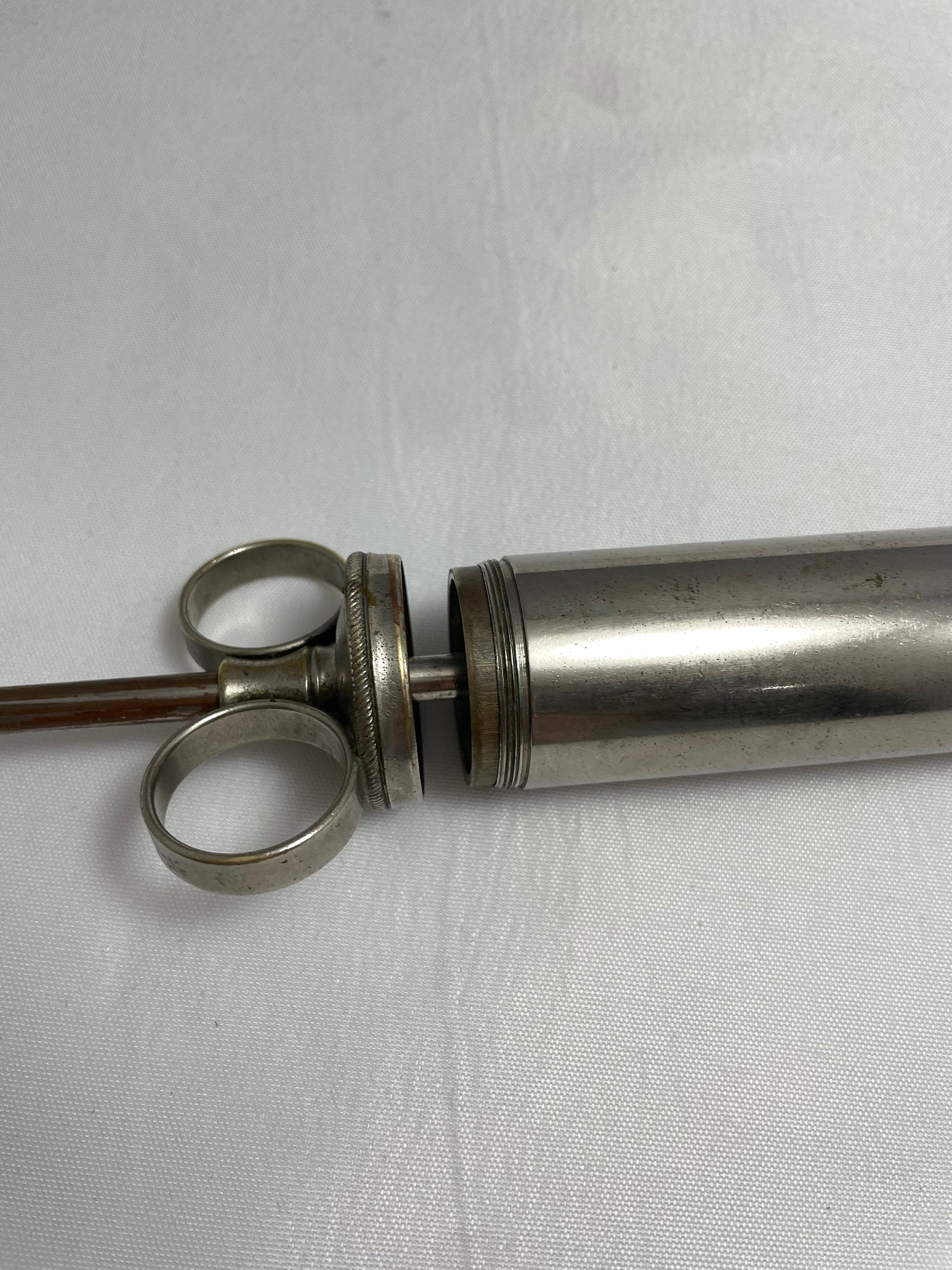 Early 1900's Antique Metal Syringe - Rare Collectible - Medical Devices - Medical Instrument - Vintage