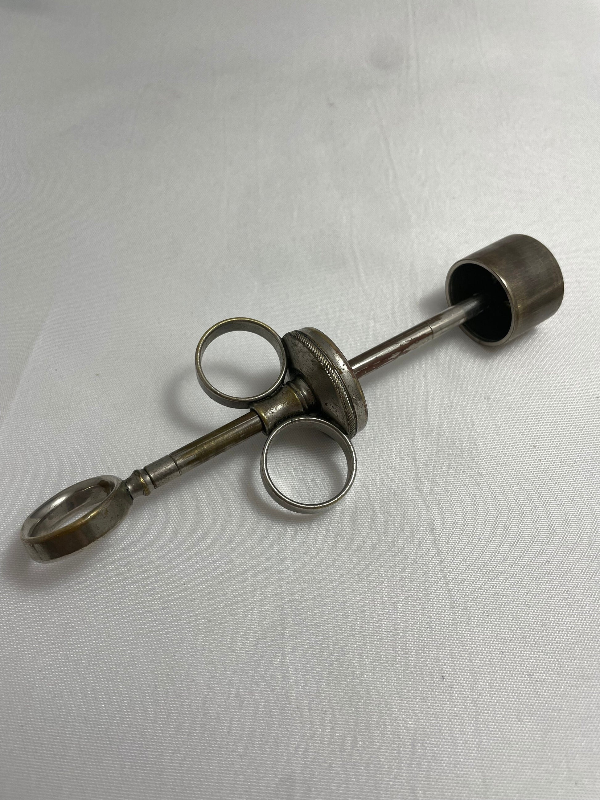 Early 1900's Antique Metal Syringe - Rare Collectible - Medical Devices - Medical Instrument - Vintage