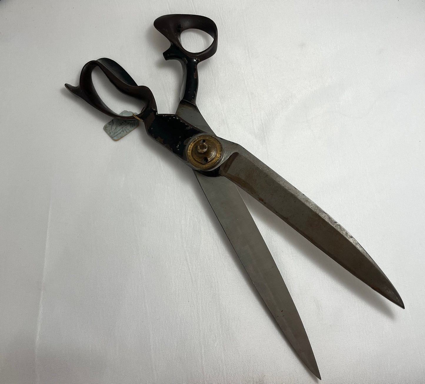 Antique Early 1900's Shears - Newark N.J. VIM Shear Works - Leather Shears - Rare Collectible