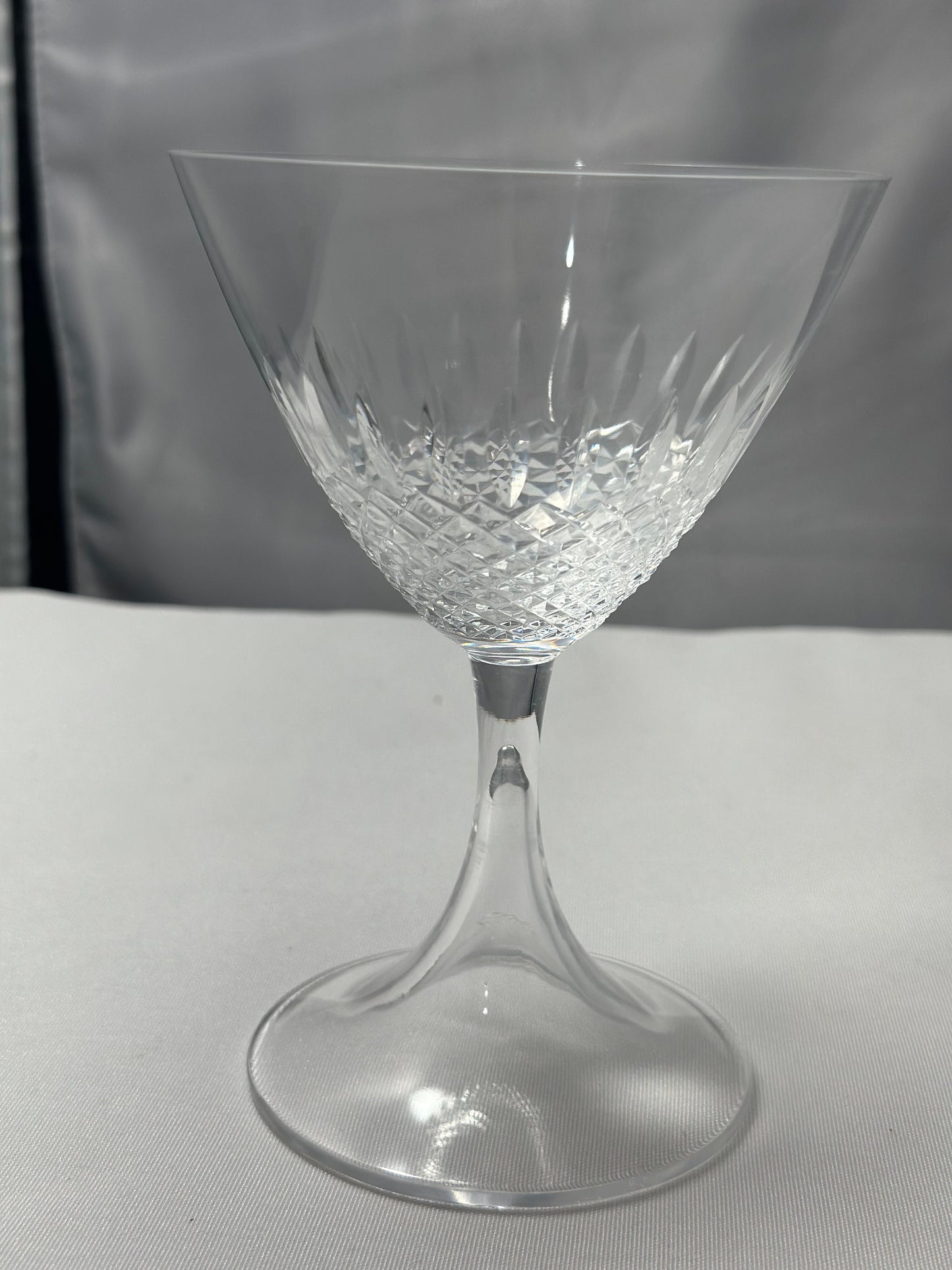 Signed Lalique Crystal Chinon Wine Glasses, Set of 12, Fine Dining Glass Set, Collectible Glassware, Luxury Stemware