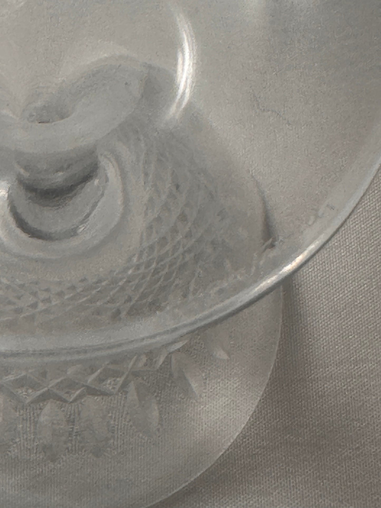 Signed Lalique Crystal Chinon Wine Glasses, Set of 12, Fine Dining Glass Set, Collectible Glassware, Luxury Stemware