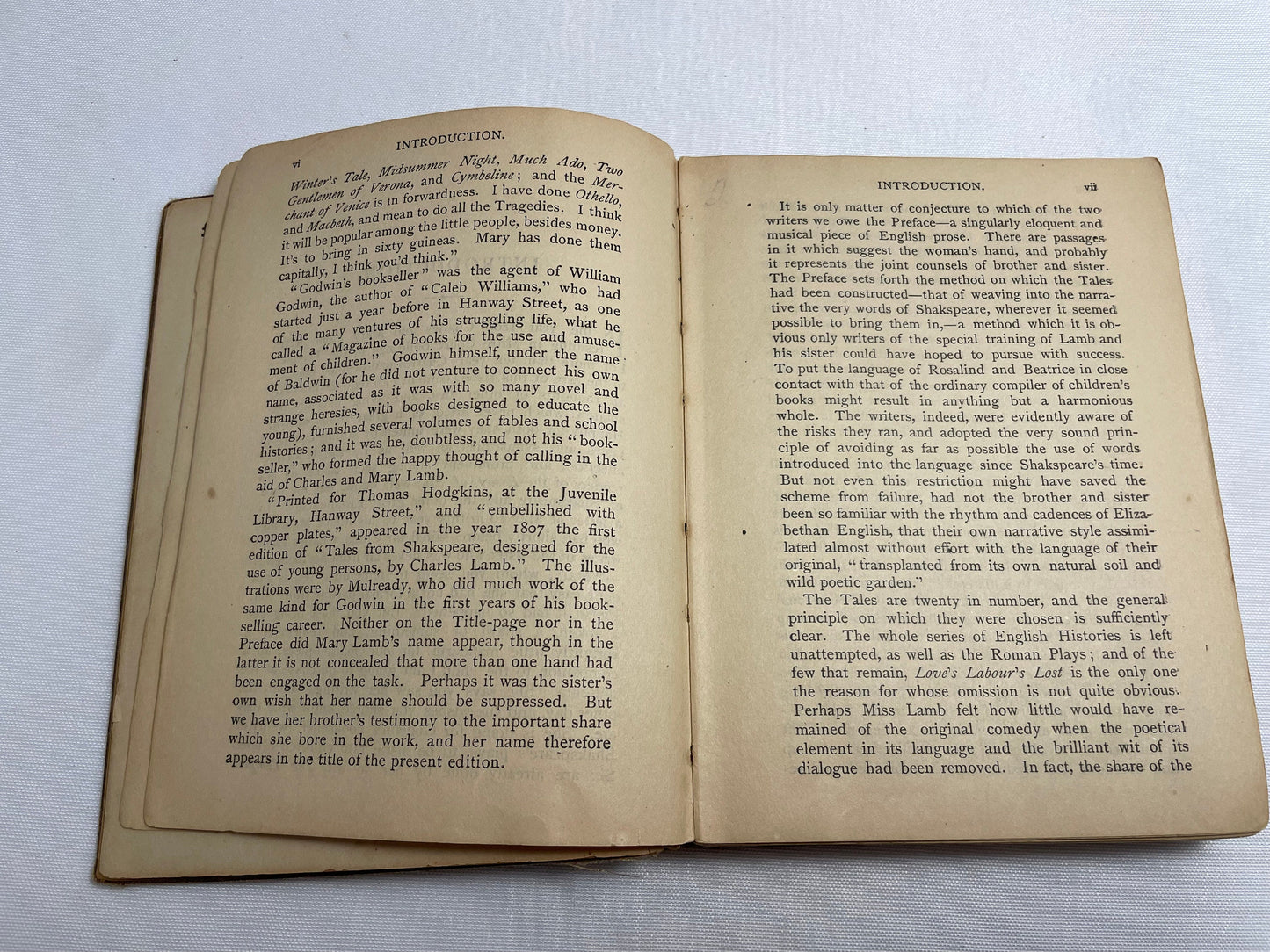 Lamb's Tales From Shakespeare Macmillan's Pocket Classics by Charles and Mary Lamb, Antique 1915 Edition, Vintage Collectible