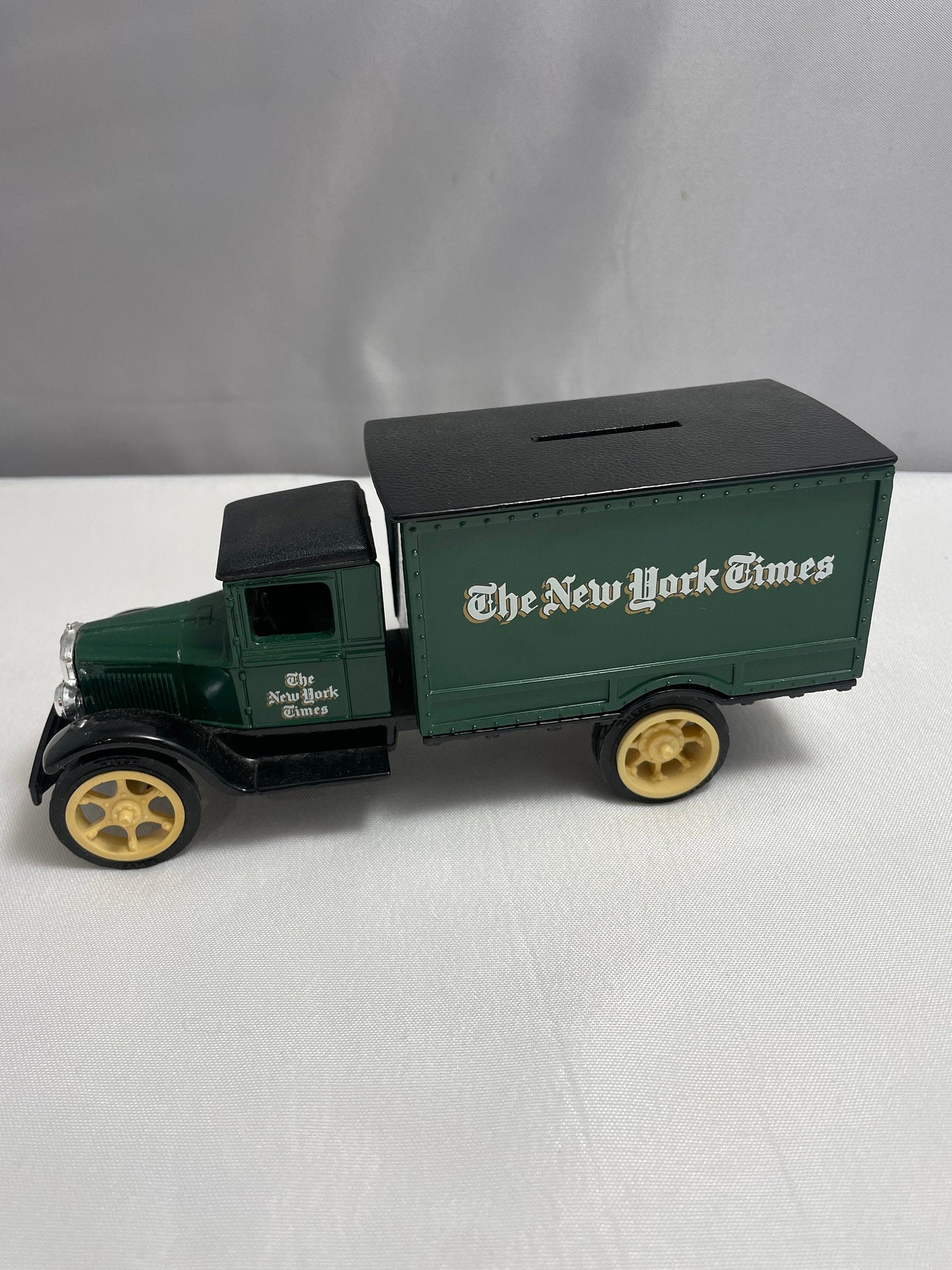 The New York Times 1931 Hawkeye Truck Advertising Car Piggy Bank, Toy Car, Rare Collectible, Advertising Truck