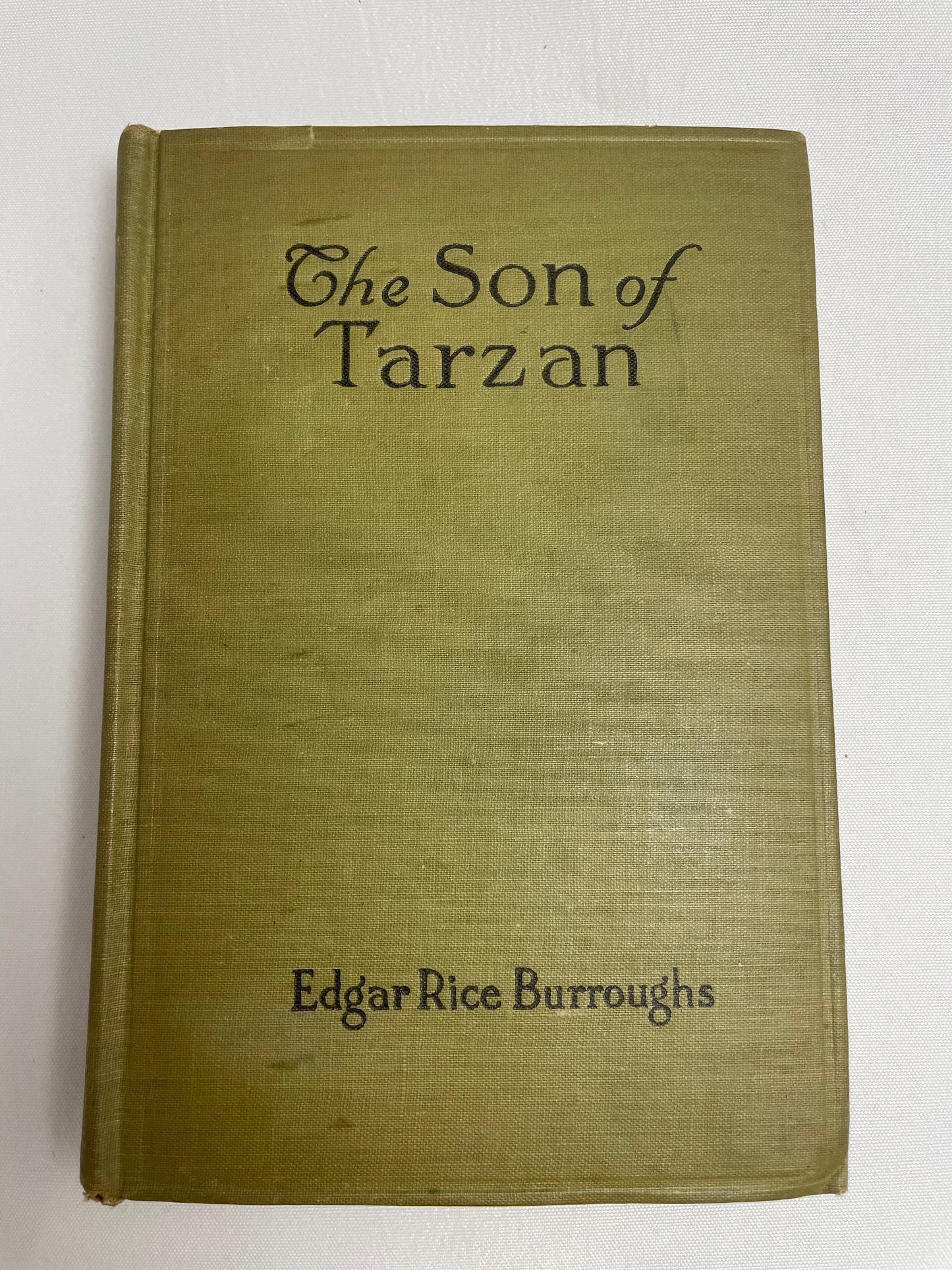 The Son of Tarzan by Edgar Rice Burroughs, 1918 Edition, Hardcover, Vintage Collectible Book, Antiques