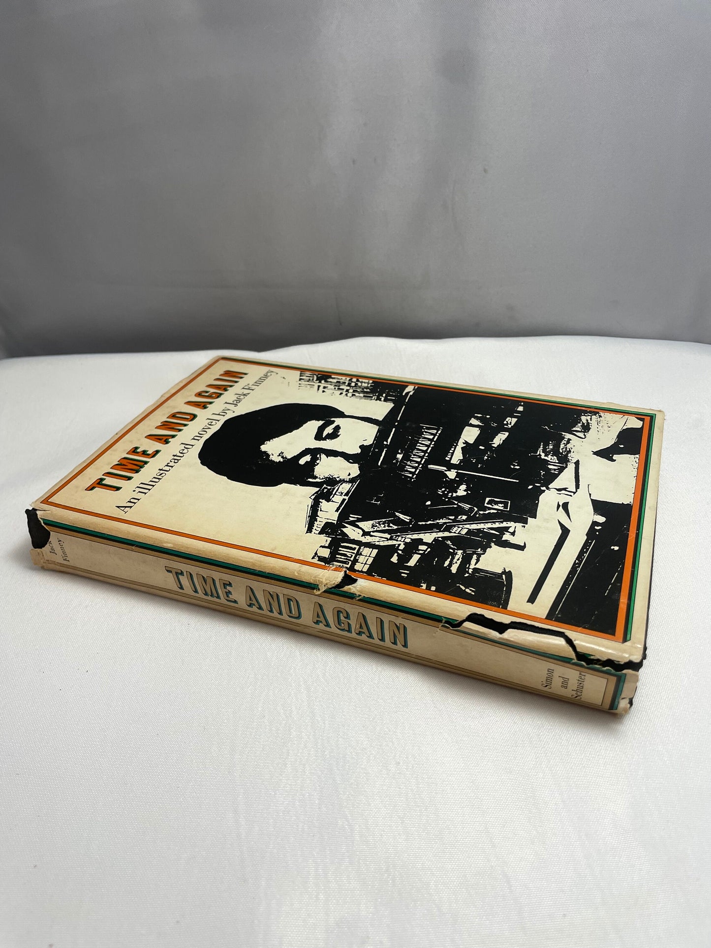 FIRST EDITION 1970 - Time and Again An illustrated novel by Jack Finney - Hardcover with Dust Jacket