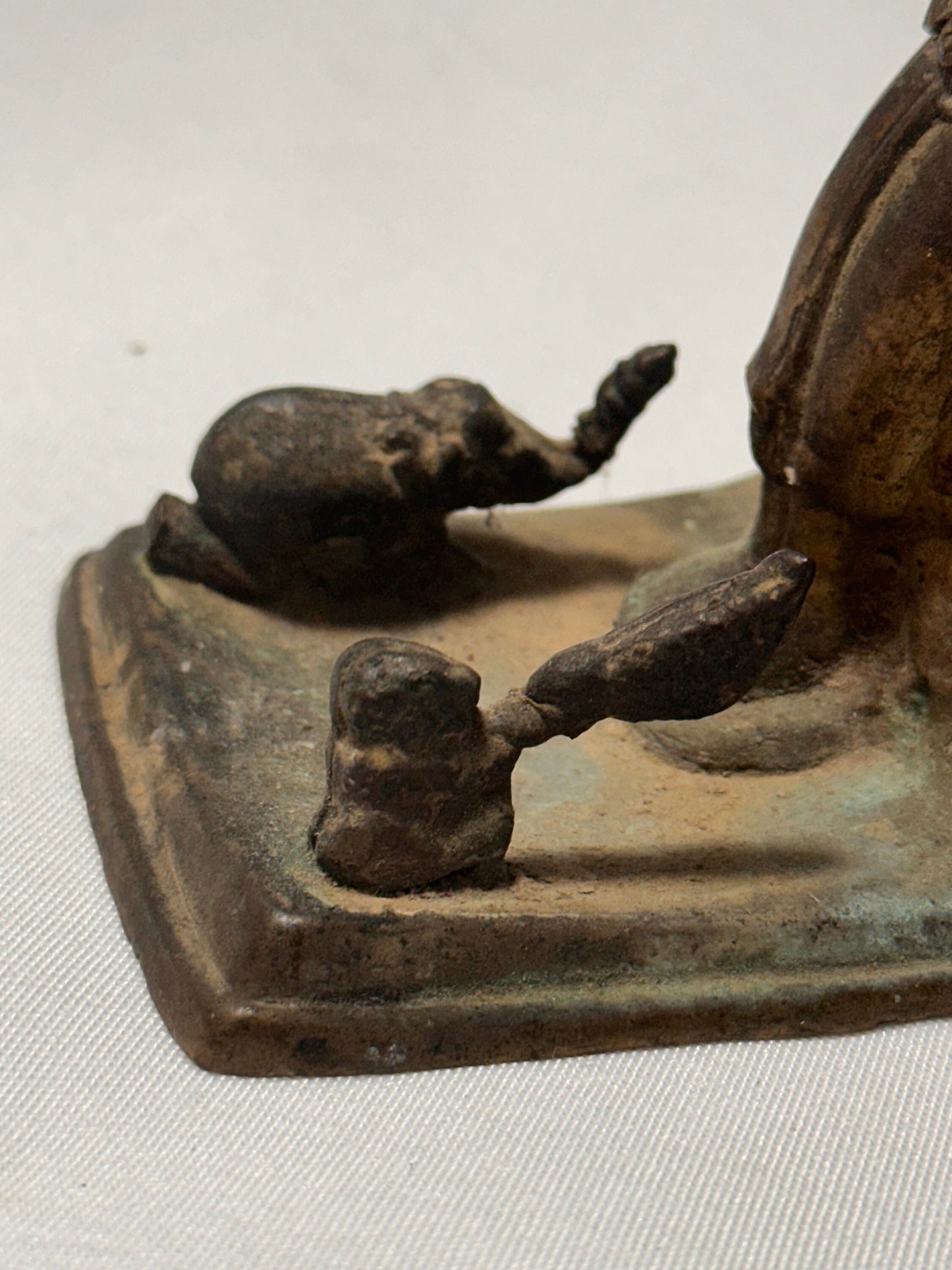 Bronze Buddha statue of Wednesday Evening Buddha Receiving Sustenance in the Forest