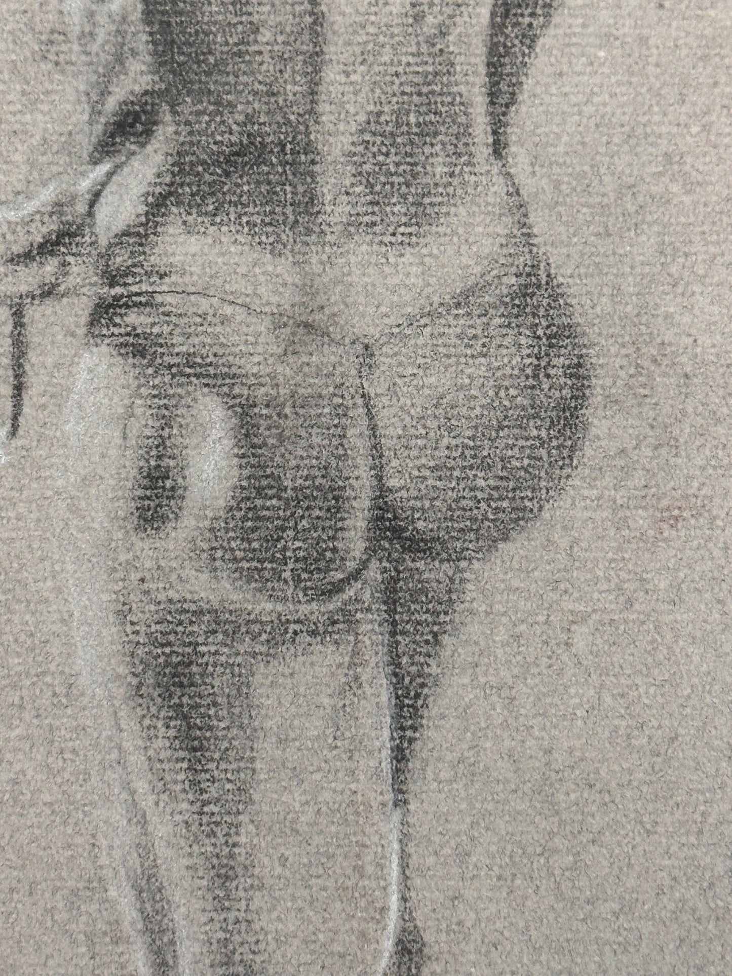 Male Nude Back Sketch by Ginger Kane, Charcoal Artwork, Figure Drawing, Wall Art Decor, Nude Male Portrait