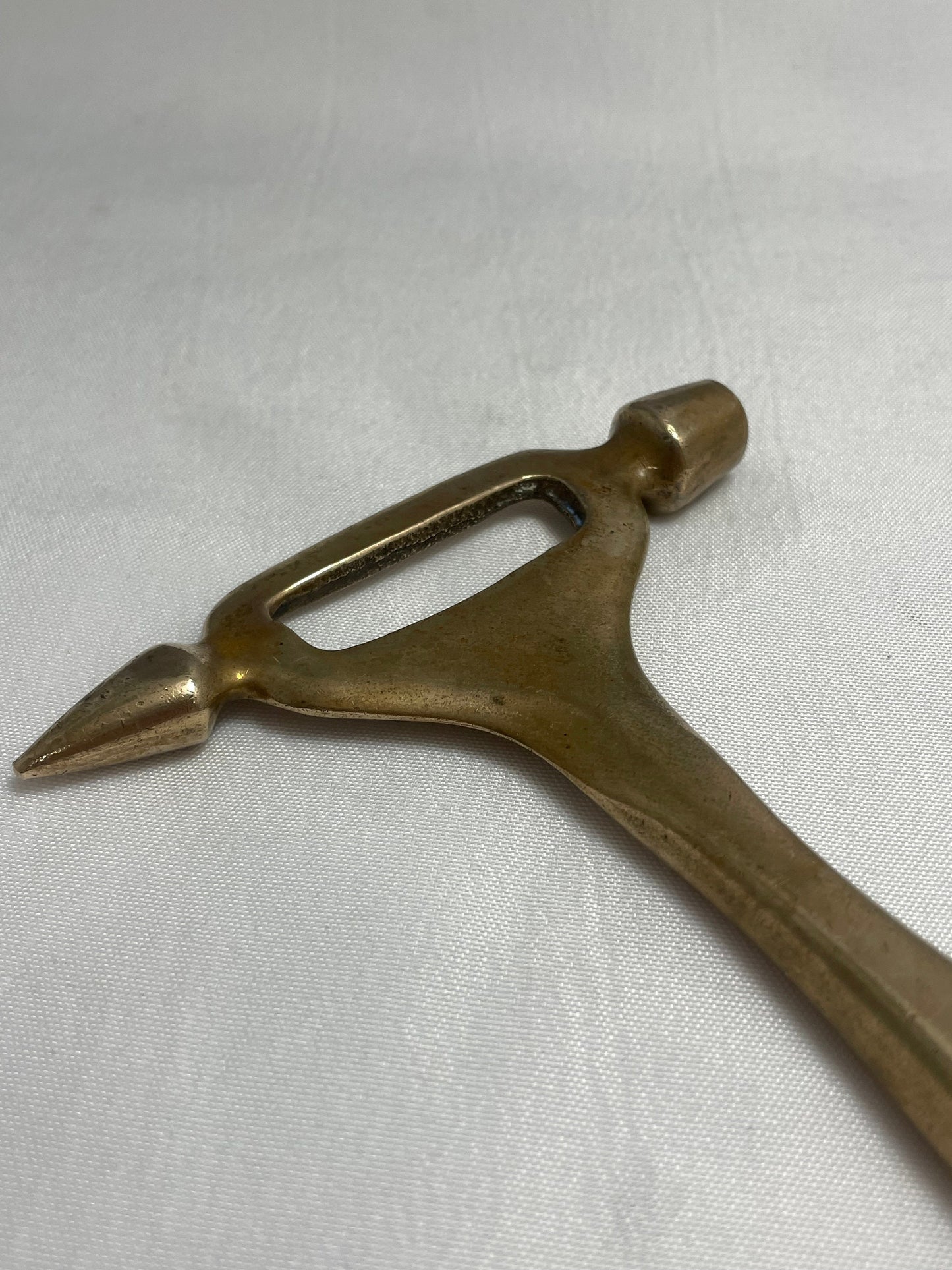 Vintage 1990's Brass Muddler Hammer Ice Chipper & Bottle Opener