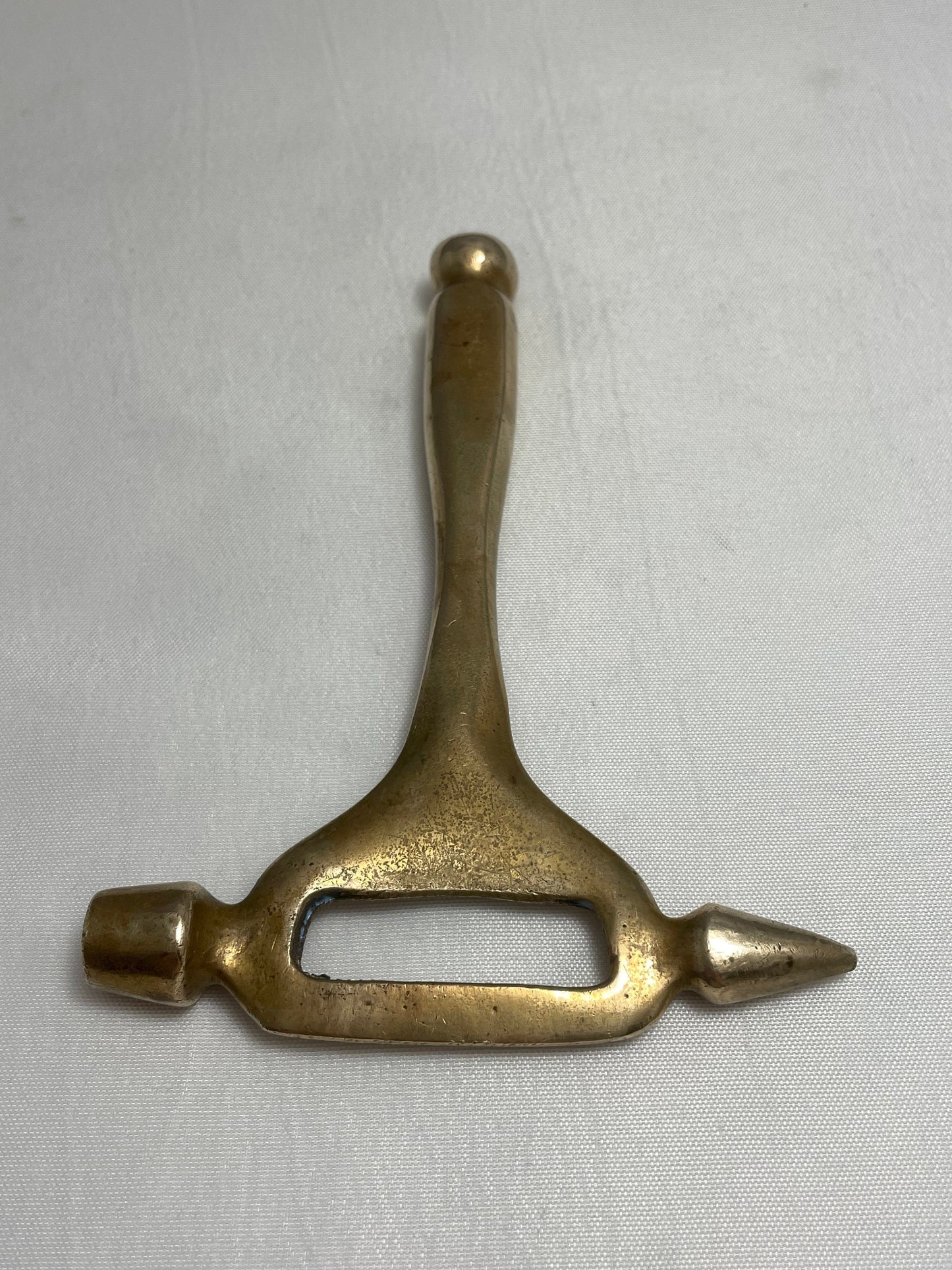 Vintage 1990's Brass Muddler Hammer Ice Chipper & Bottle Opener