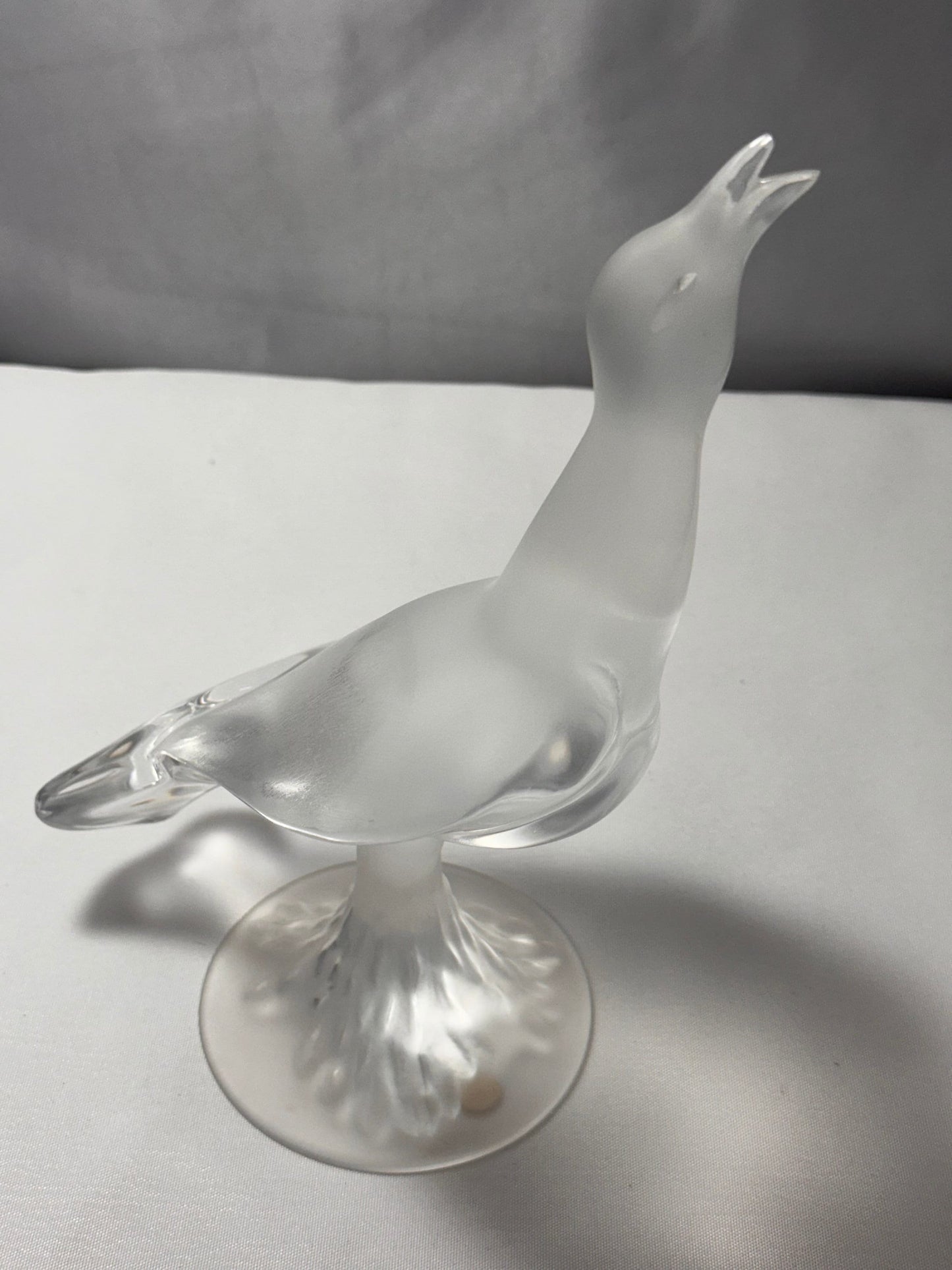 Vintage Lalique Crystal Seagull Figurine, Bird Statue, French Art Glass, Collectible Sculpture, Lalique France