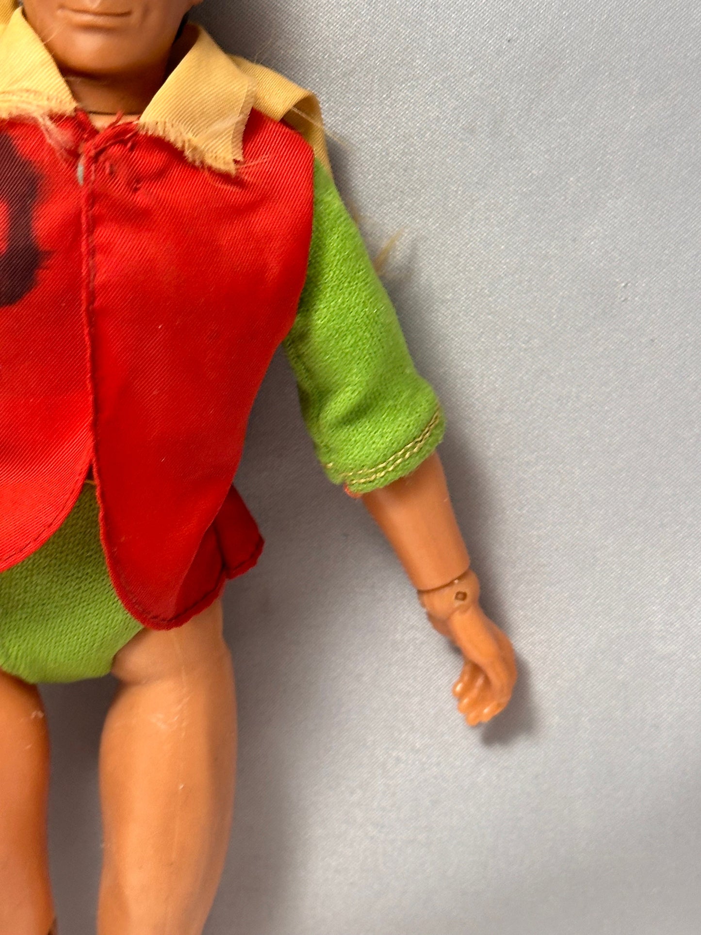 Vintage 1972 Mego Robin Action Figure Toy, Retro DC Comics Hero Memorabilia