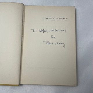 Rare Revolt on Alpha C First Printing Signed, Robert Silverberg Sci-Fi Book English (US)