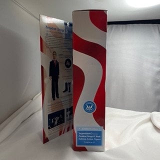 President George Bush Talking Action Figure 2000 Edition, Collectible Toy, Political Memorabilia, Presidential Figure
