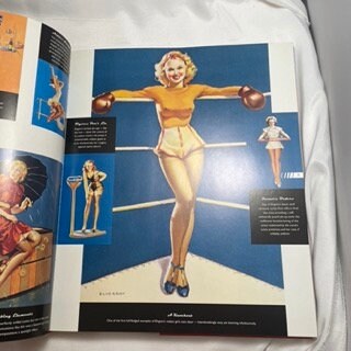 Elvgren Hardcover Book, Pin-Up Artist Bio, Art Lover Gift, Coffee Table Book, Collector's Edition