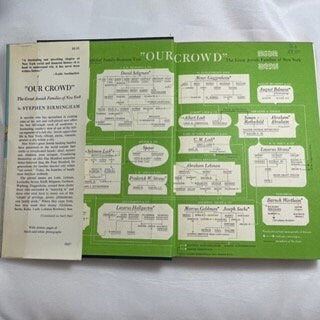 Vintage "Our Crowd" Book by Stephen Birmingham 1967, Jewish Families of New York History, Collectible Hardcover