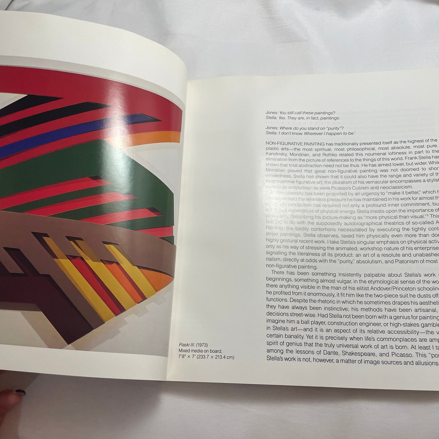 Frank Stella Art Book 1970-1987, MoMA Exhibition Book, Modern Art Reference, Gift for Art Lover